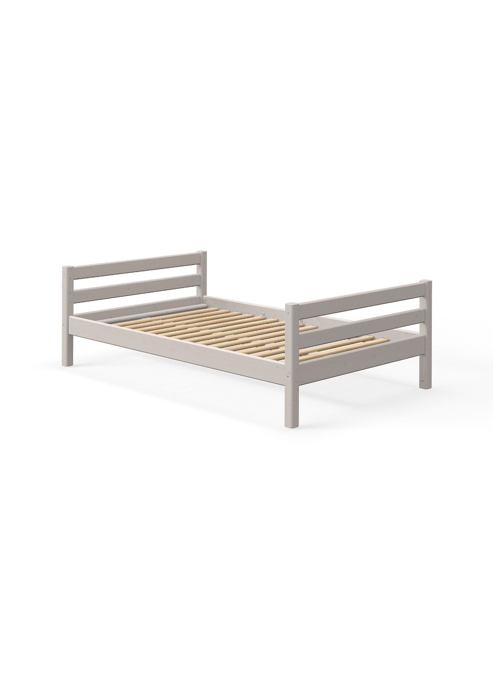 SEMI-DOUBLE BED CLASSIC GREY WASHED (140X200)