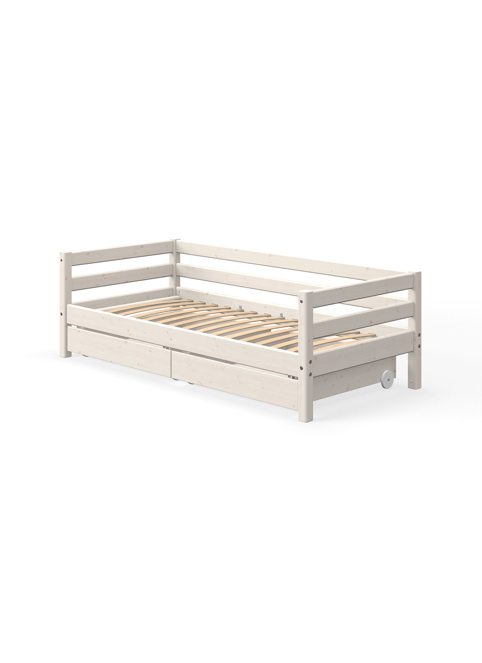 SINGLE BED CLASSIC WHITE WASHED (90X200)