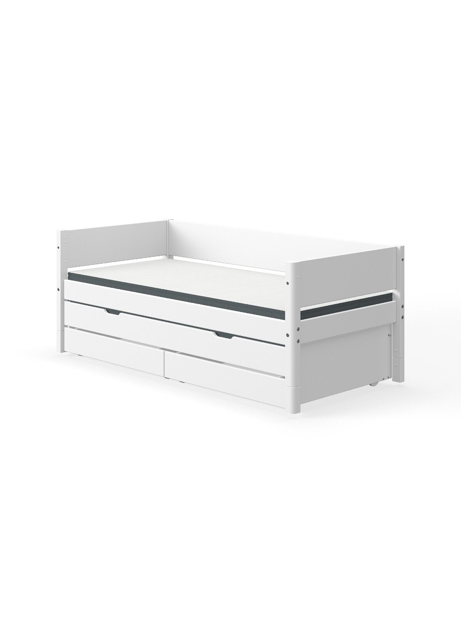 SINGLE BED WHITE (90X200)