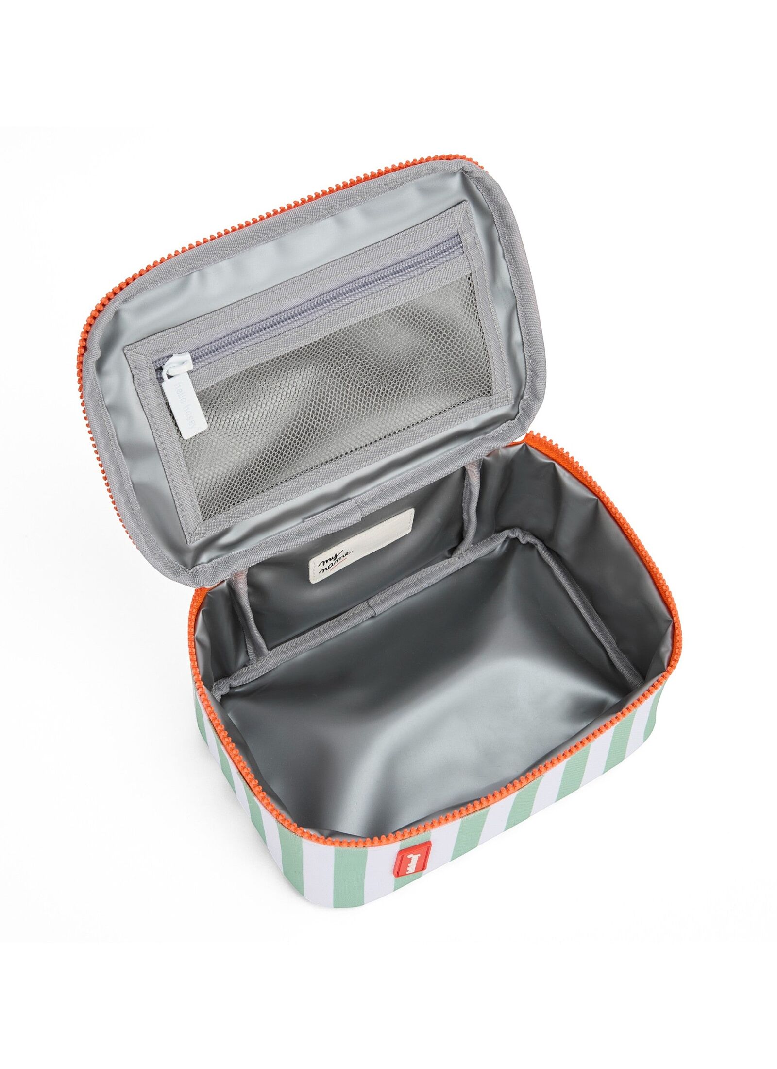 ISOTHERMAL LUNCH BAG GREEN STRIPES