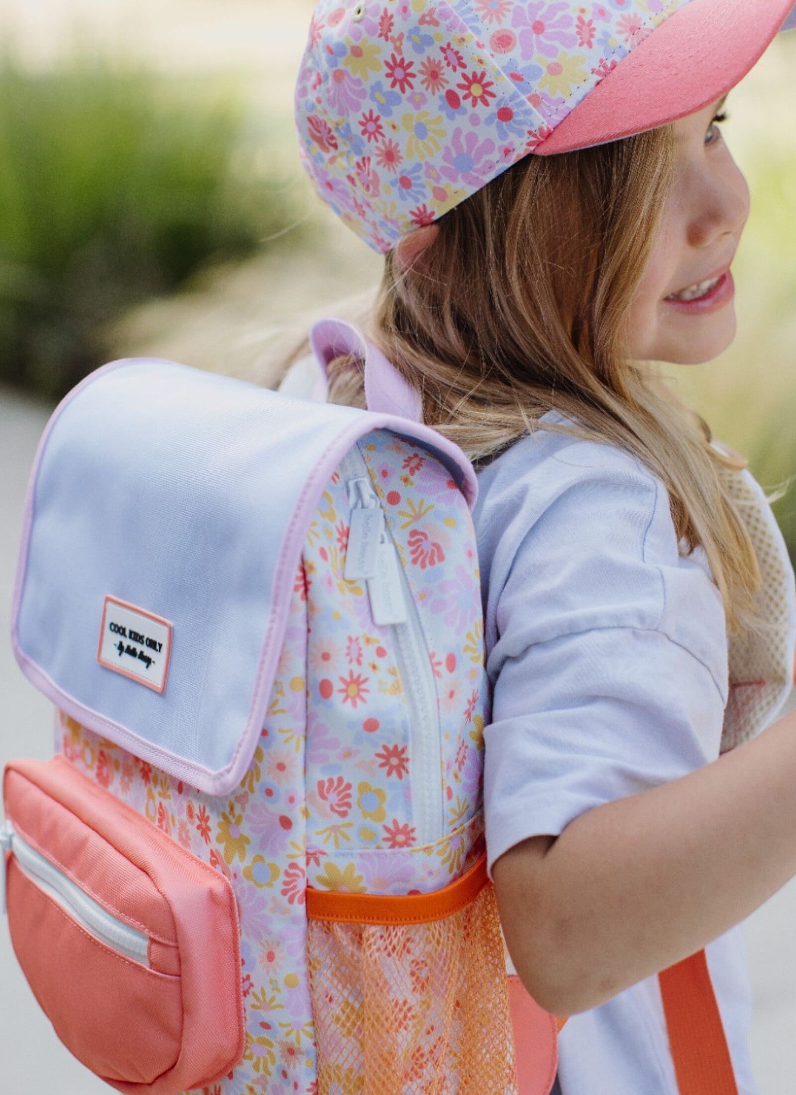 KID'S BACKPACK (+6Y) RETRO FLOWER