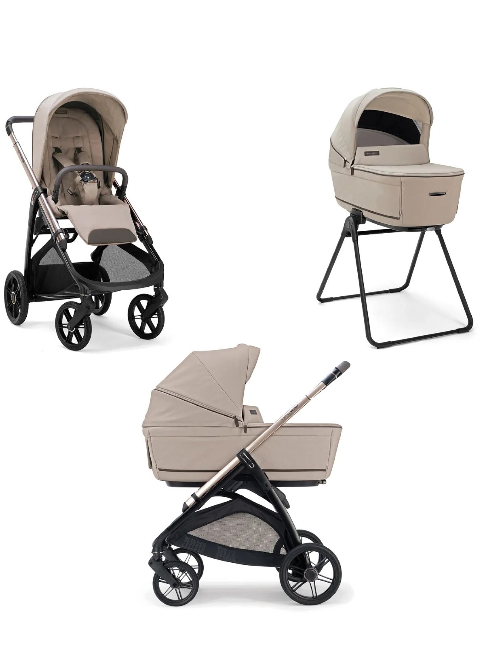 TRANSPORT SYSTEM STROLLER APTICA DUO VICUNA BEIGE