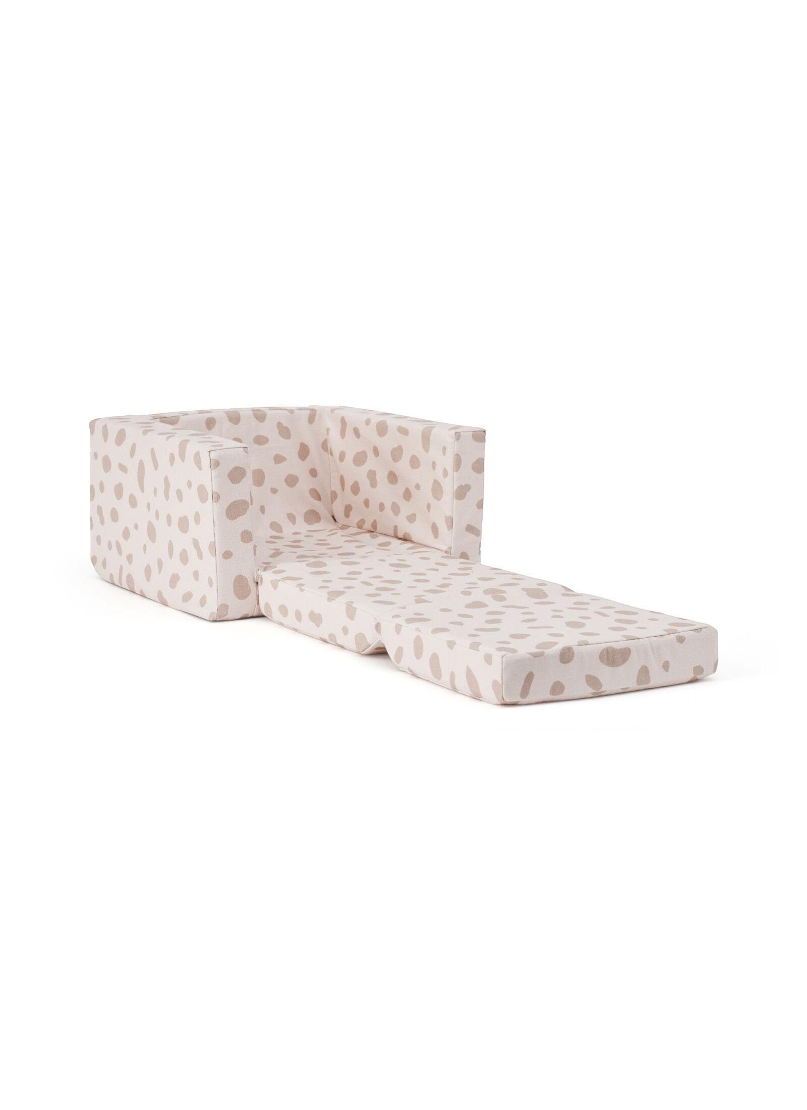 FOLDING ARMCHAIR KID'S BASE POLKA DOTS