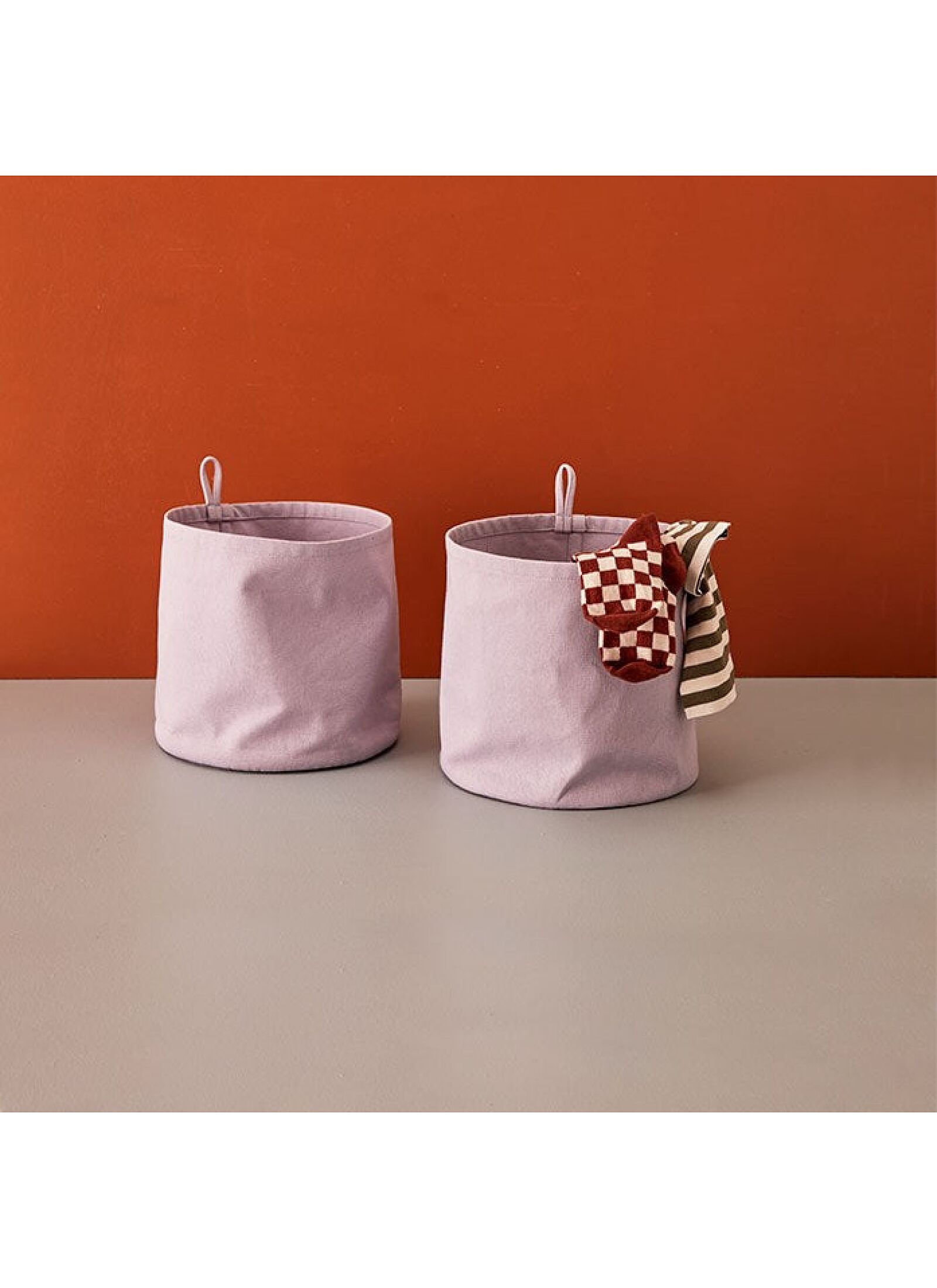 BASKET 2PCS LILAC