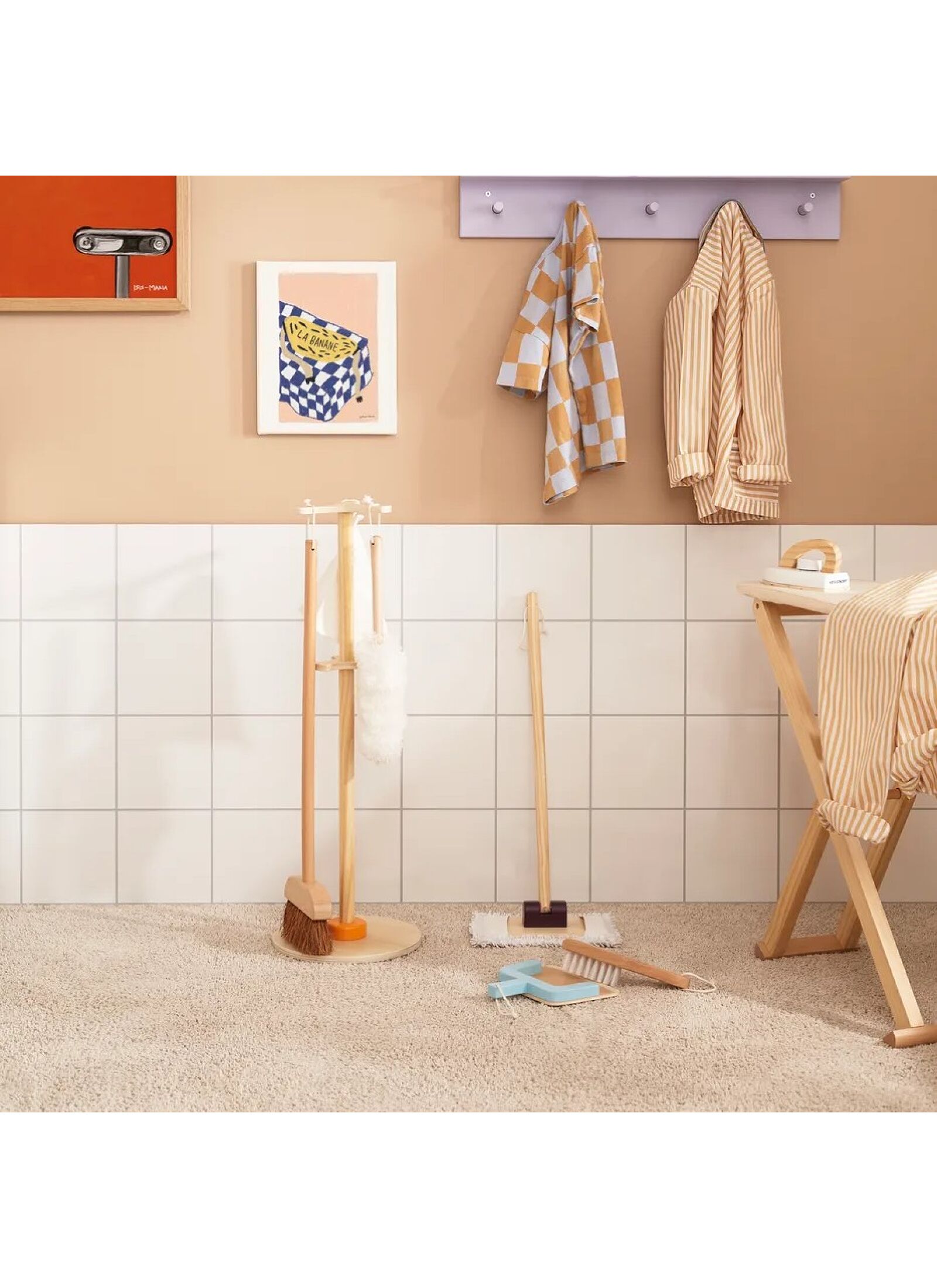 WOODEN CLEANING SET
