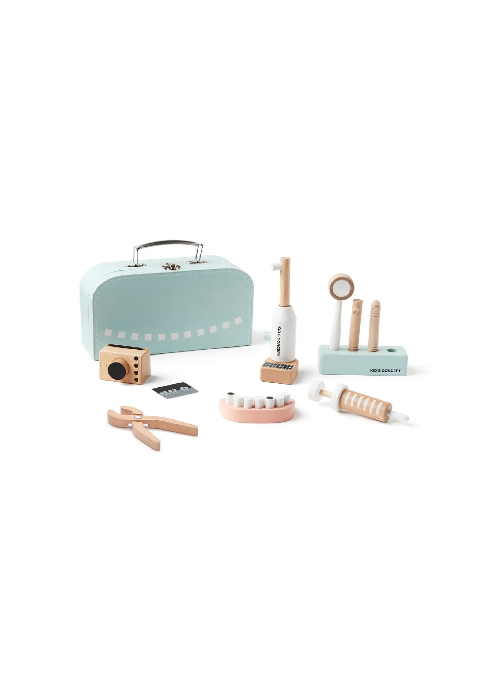 WOODEN DENTIST SET