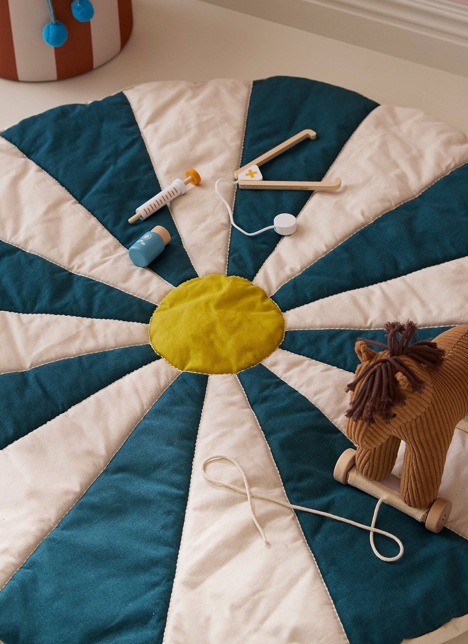PLAY MAT CIRCUS BLUE