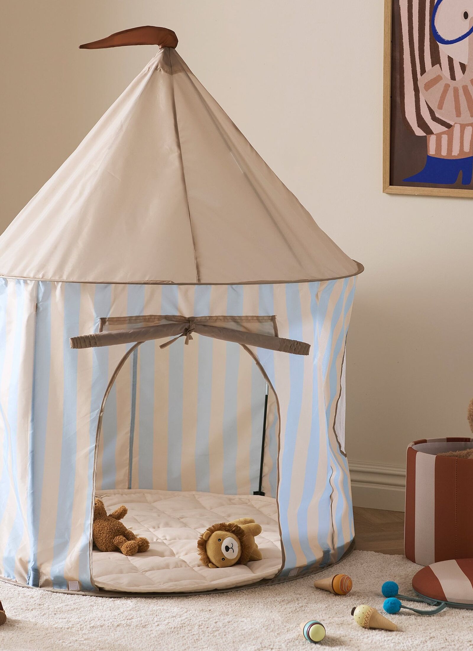 TENT STRIPE BLUE