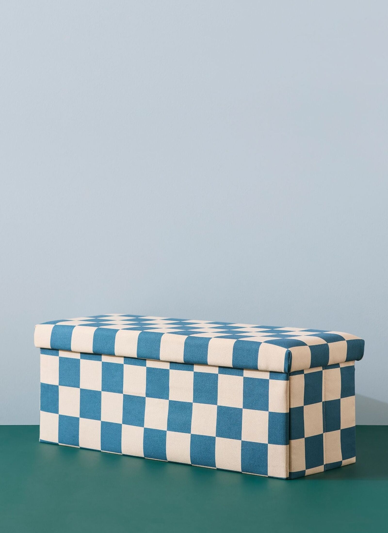 STOOL WITH STORAGE SPACE PETROL