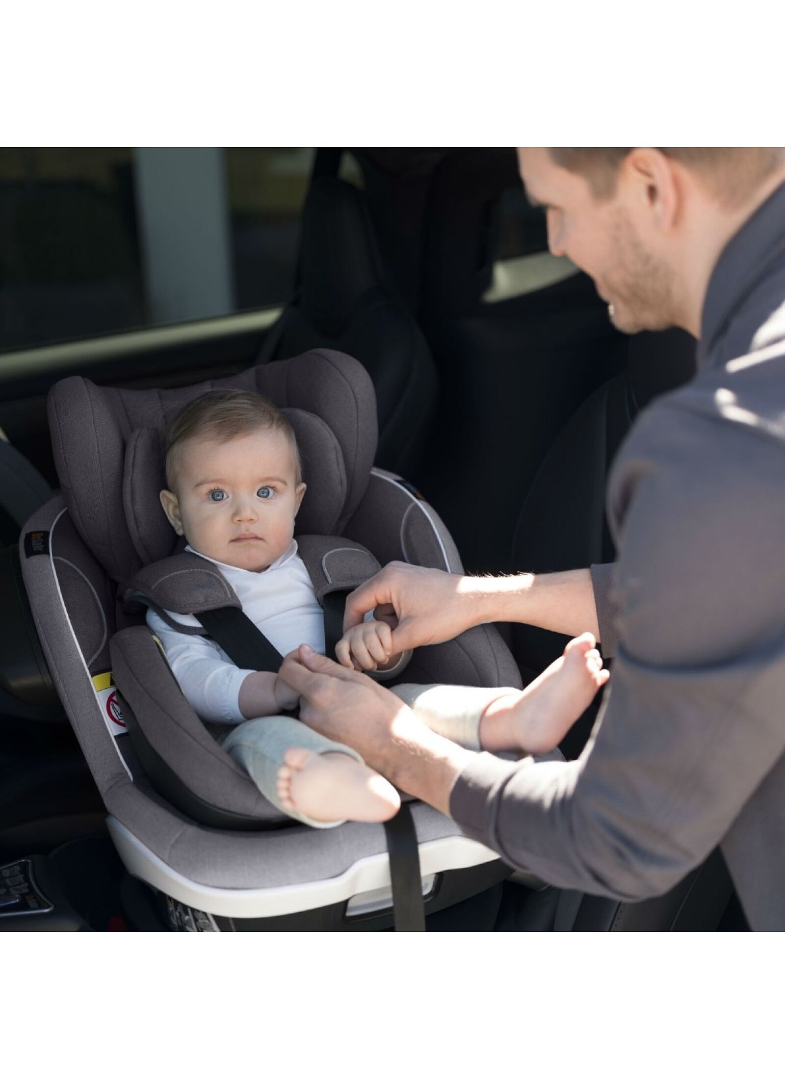CAR SEAT IZI TURN B I-SIZE ANTHRACITE MESH