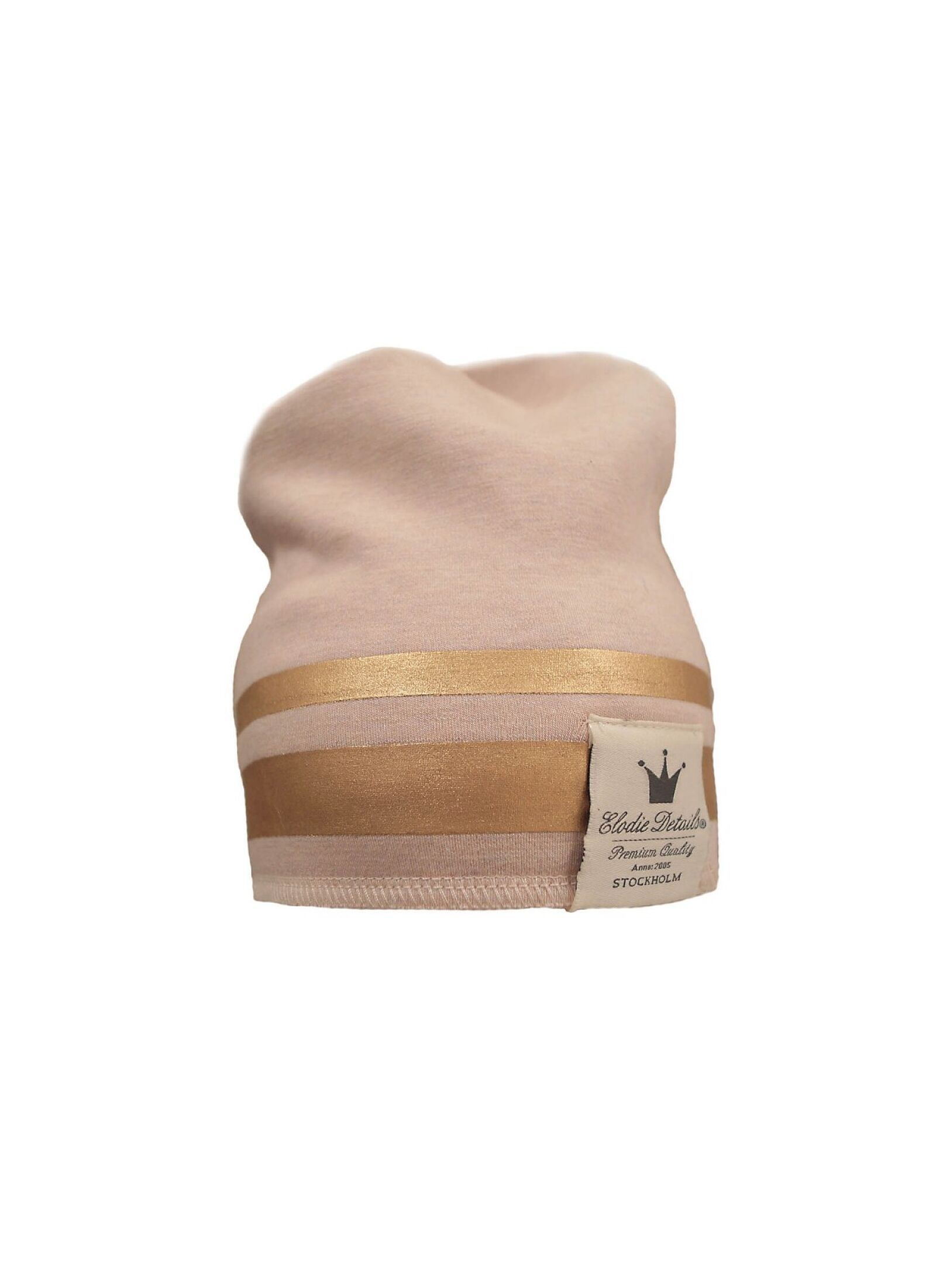 WINTER BEANIE GLIDED PINK
