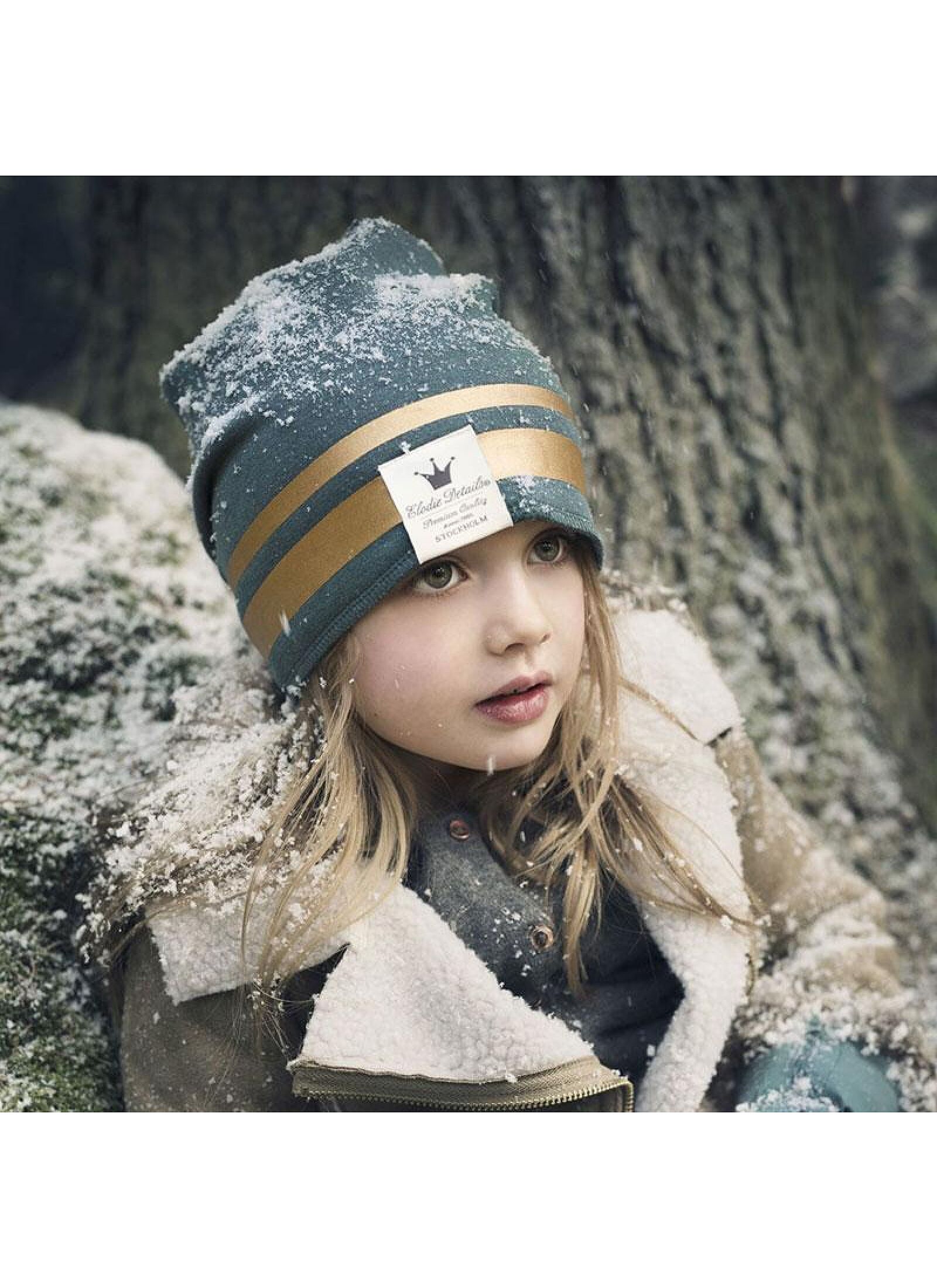 WINTER BEANIE GLIDED PETROL