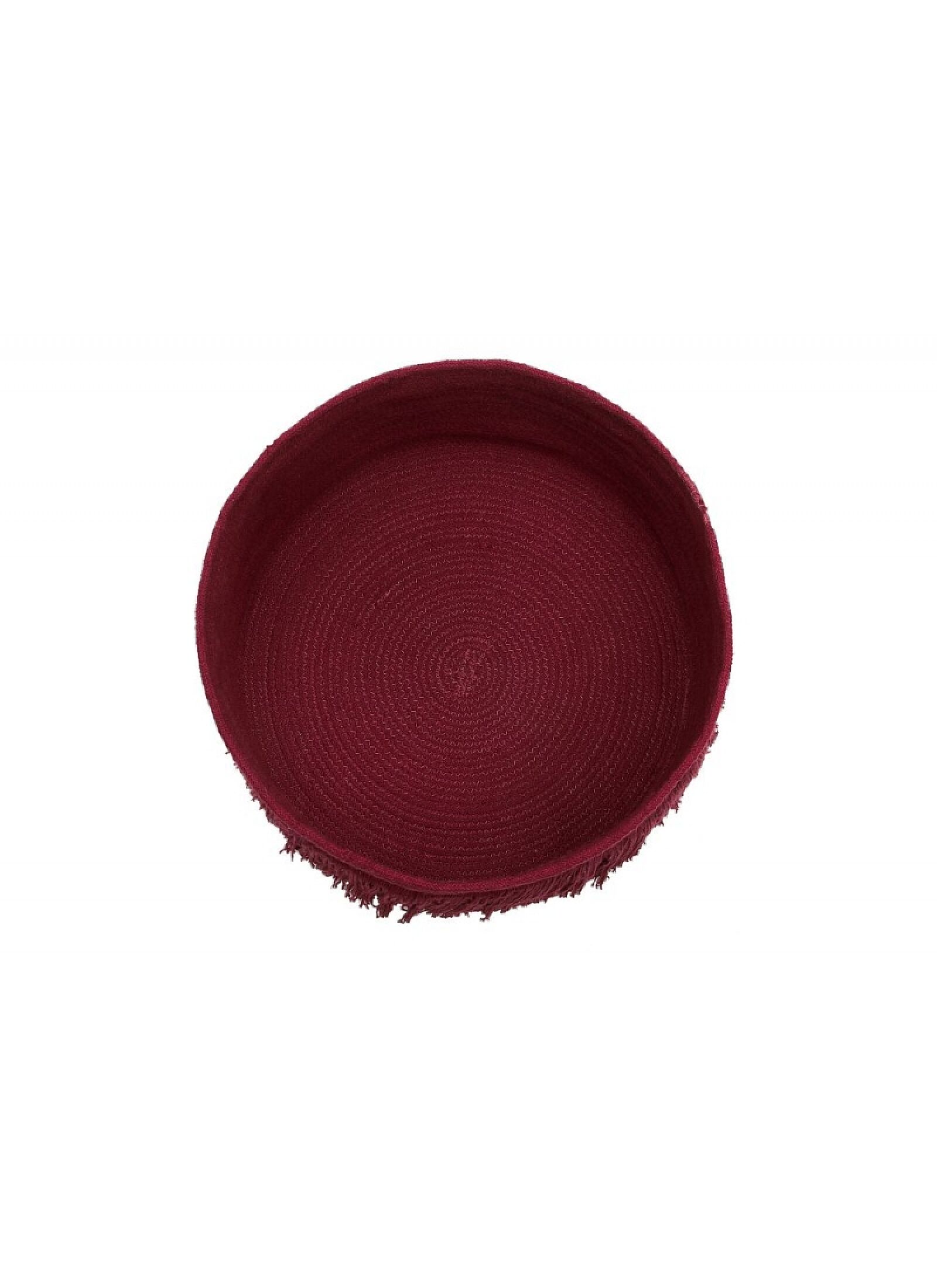 BASKET FRINGES SAVANNAH RED (30X45)