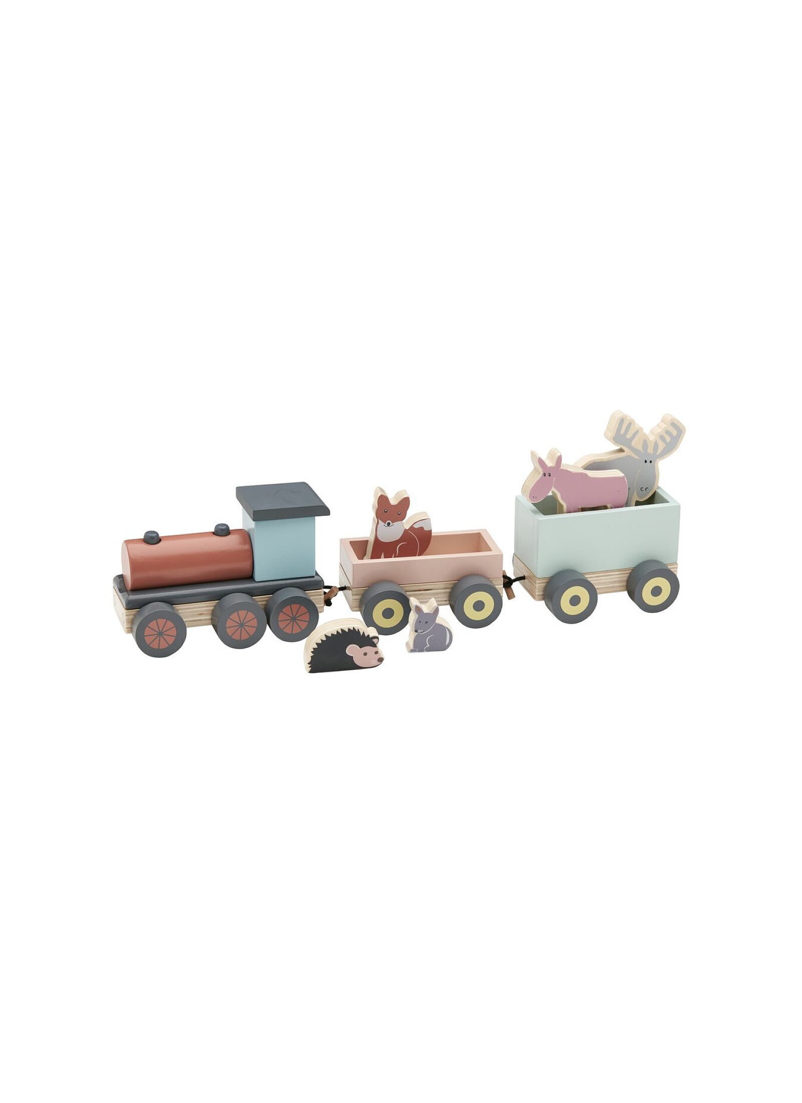 ANIMAL WOOD TRAIN EDVIN