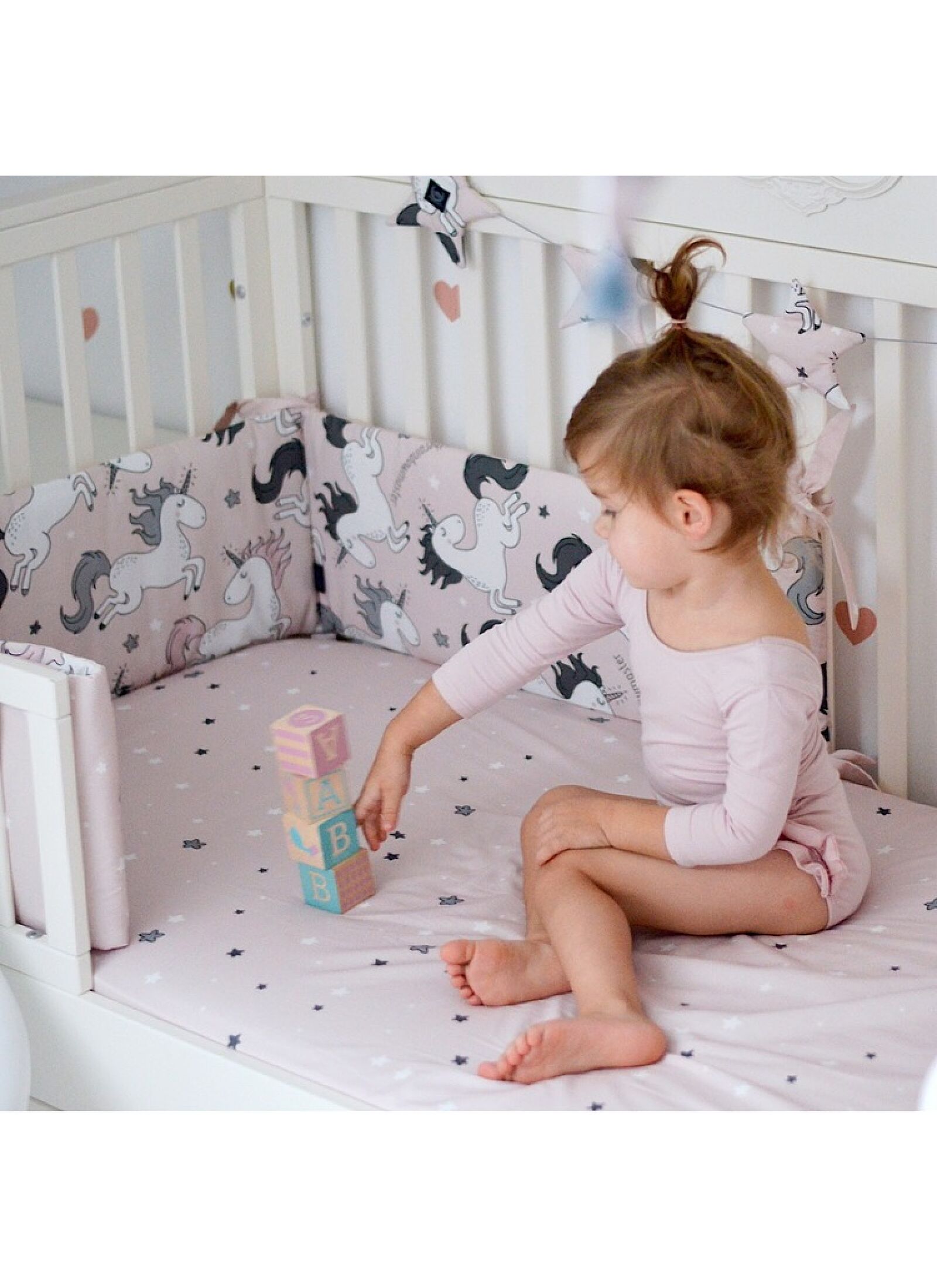 CRIB FITTED SHEET BALLERINE
