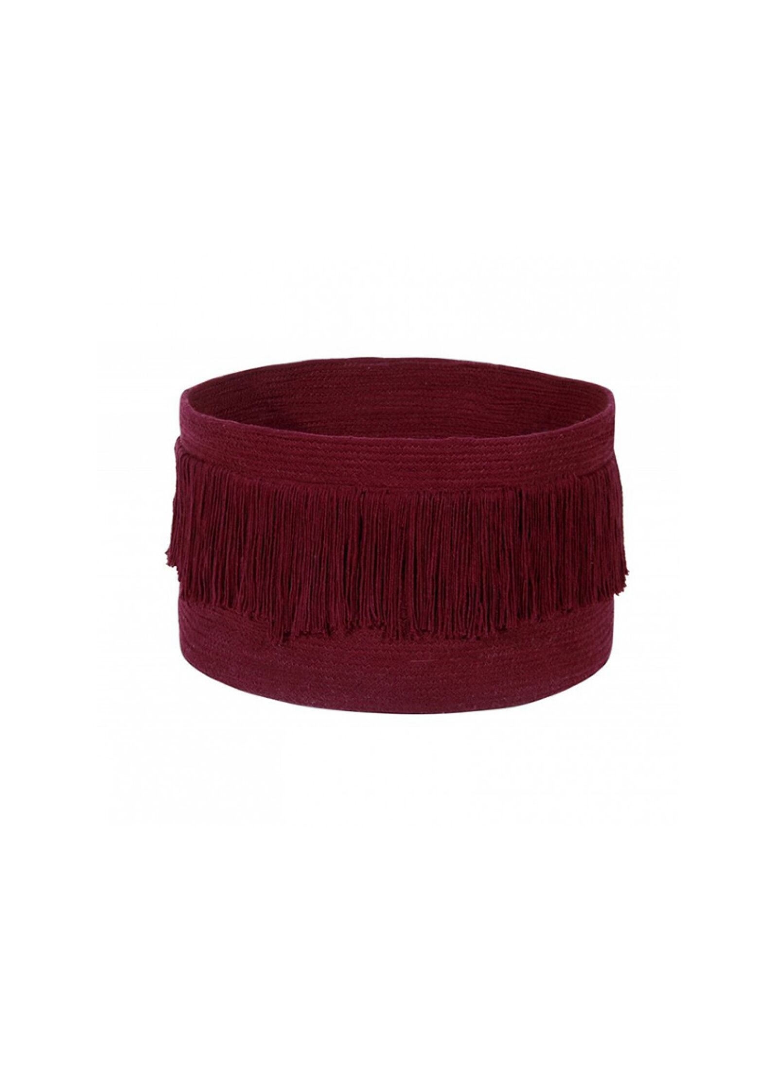 BASKET FRINGES SAVANNAH RED (30X45)