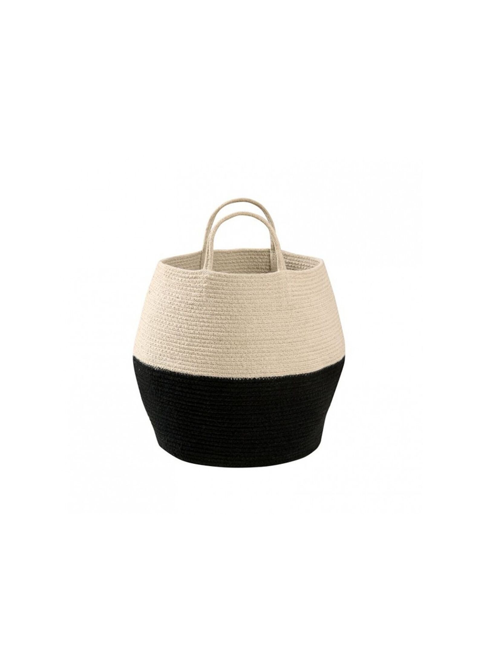 BASKET ZOCO BLACK-NATURAL (30X35)