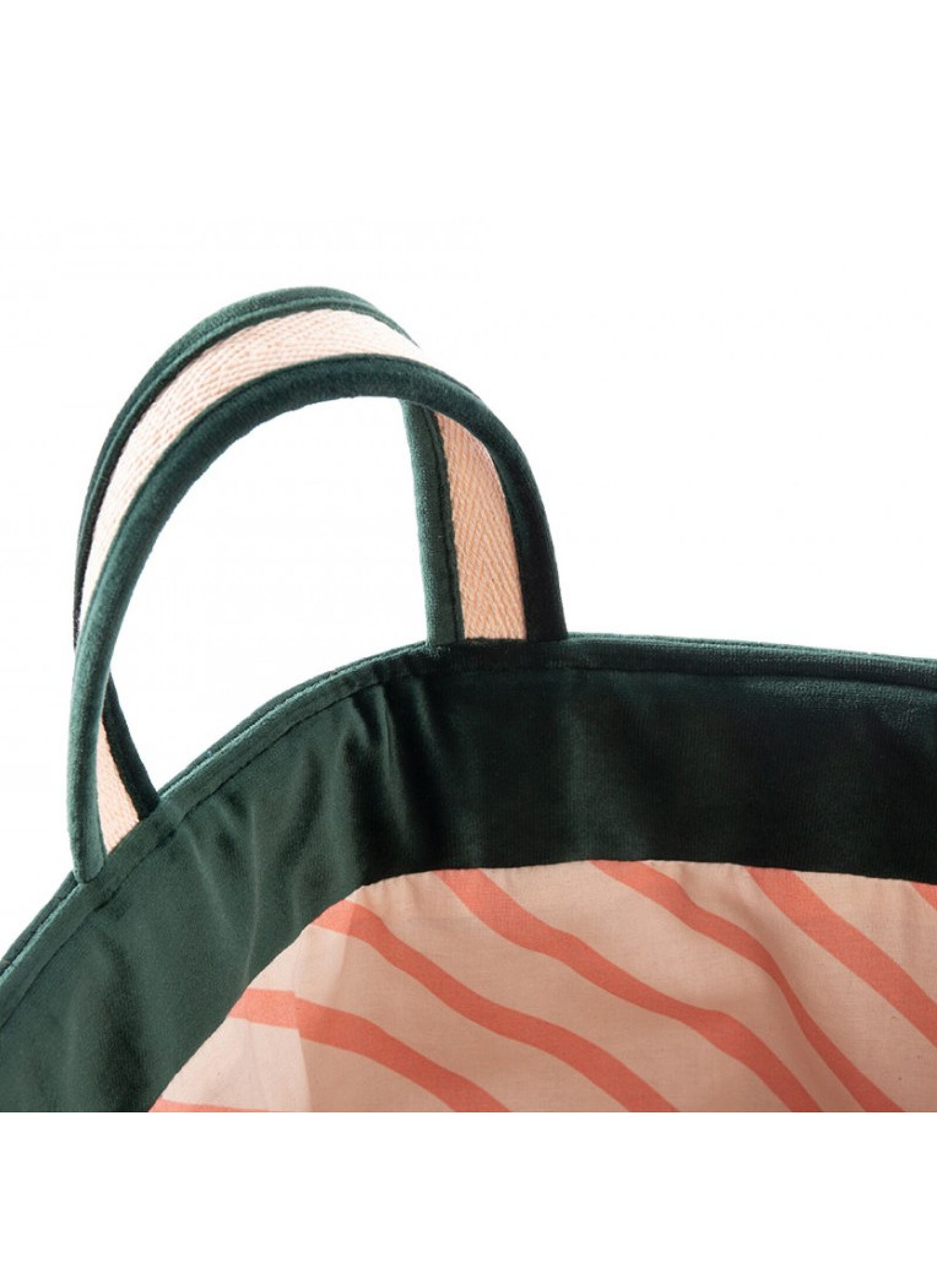 BASKET SAVANNA VELVET JUNGLE GREEN