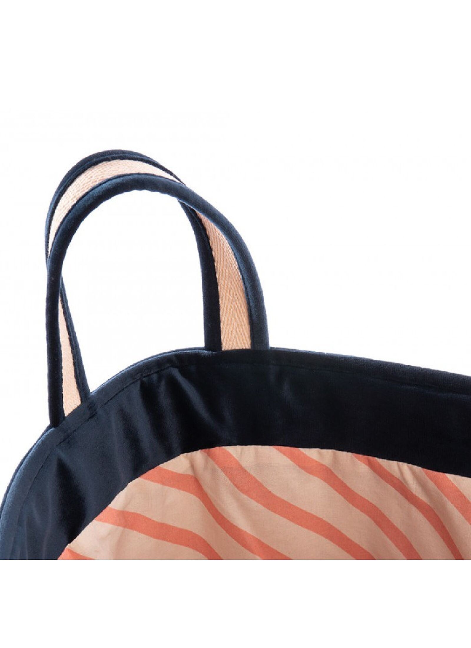 BASKET SAVANNA VELVET NIGHT BLUE