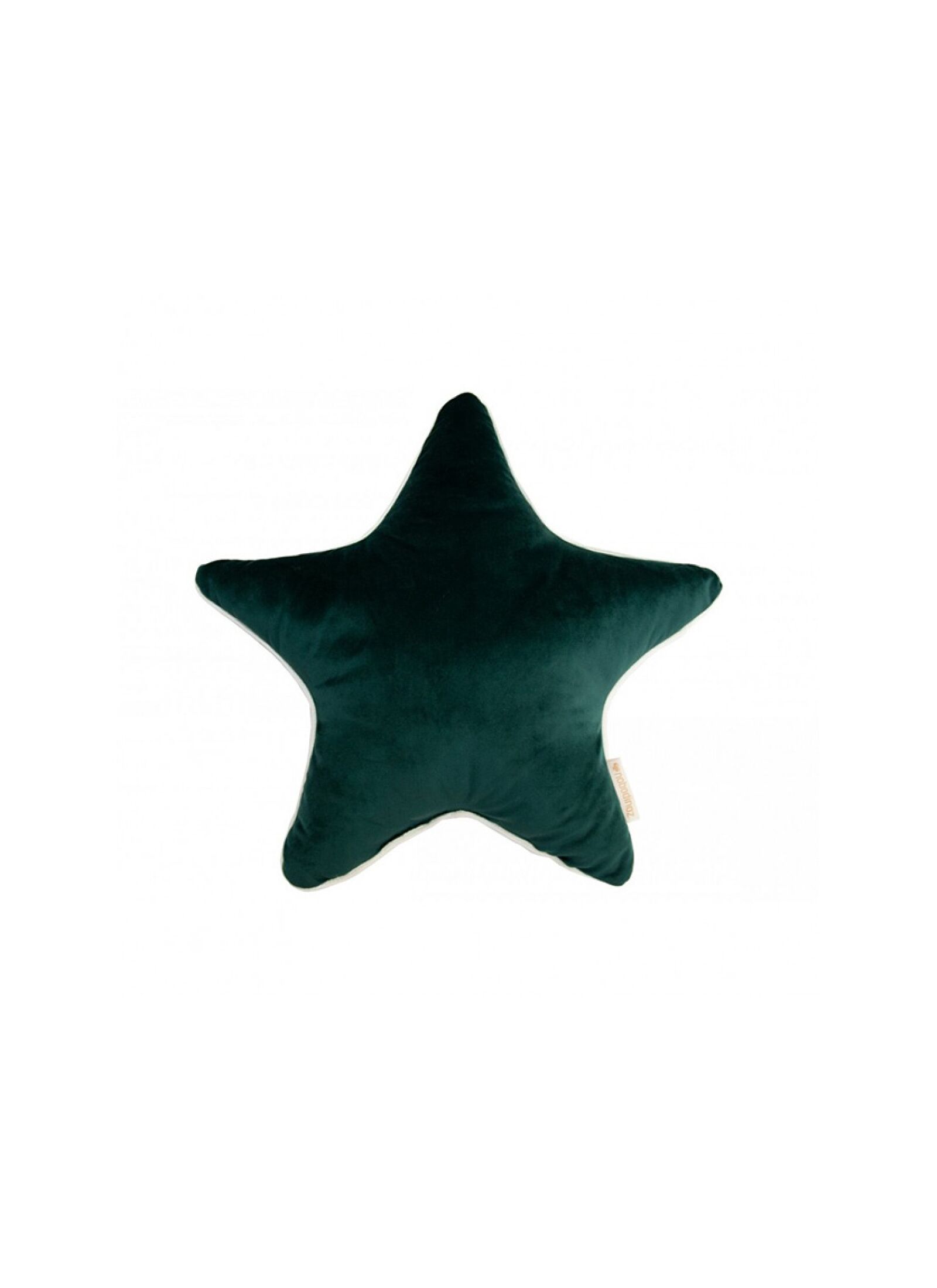 CUSHION ARISTOTE VELVET STAR JUNGLE GREEN