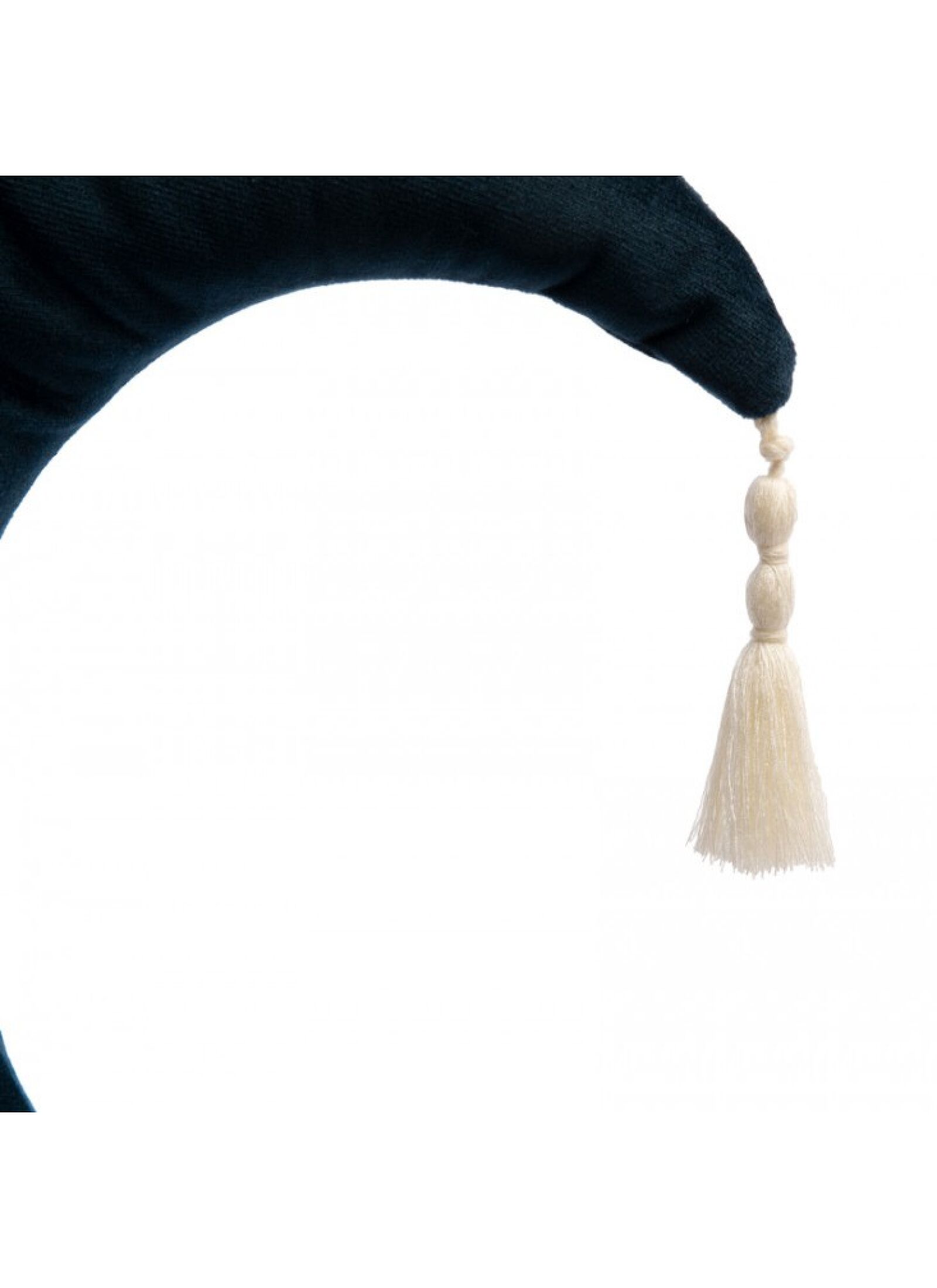 CUSHION PIERROT VELVET MOON NIGHT BLUE