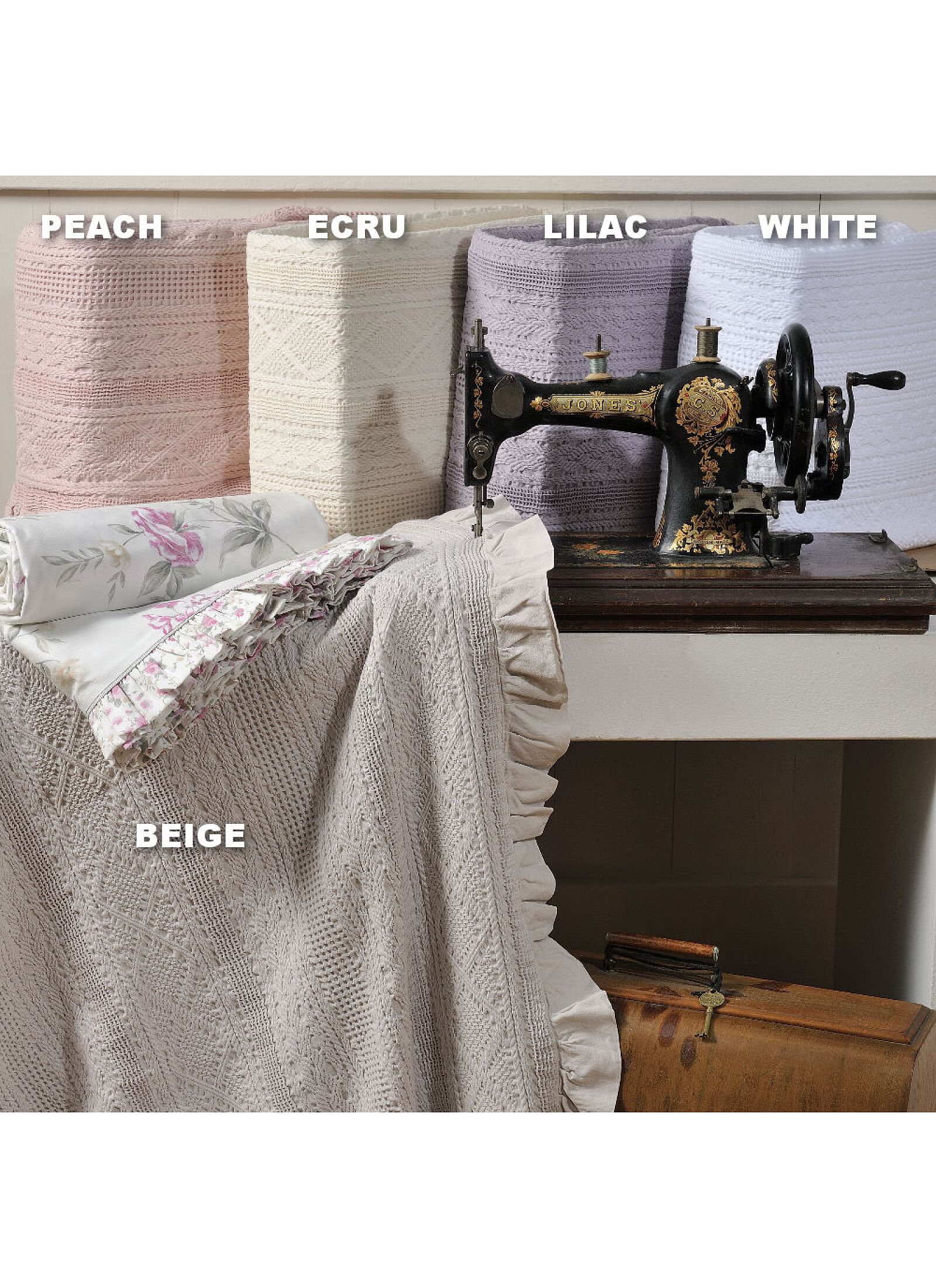 DOUBLE BLANKET APT-454 BEIGE
