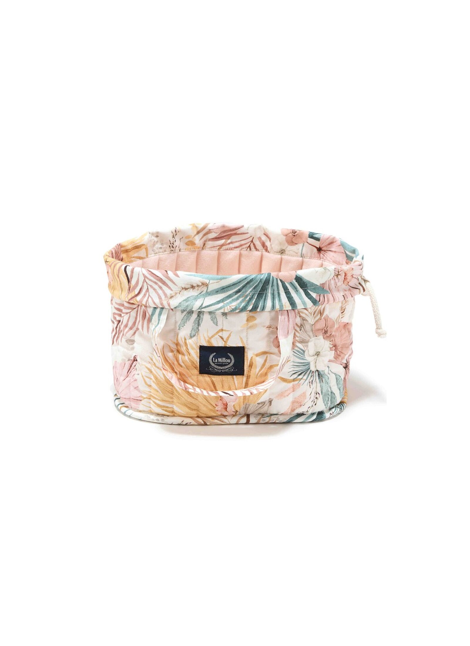 STORAGE BASKET MOLLET BOHO PALMS LIGHT