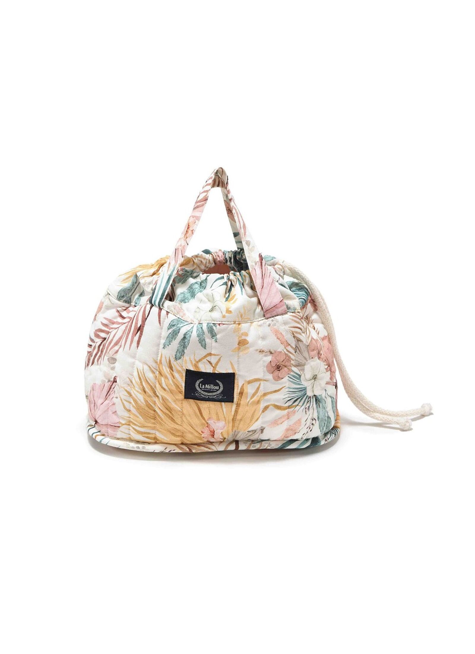 STORAGE BASKET MOLLET BOHO PALMS LIGHT