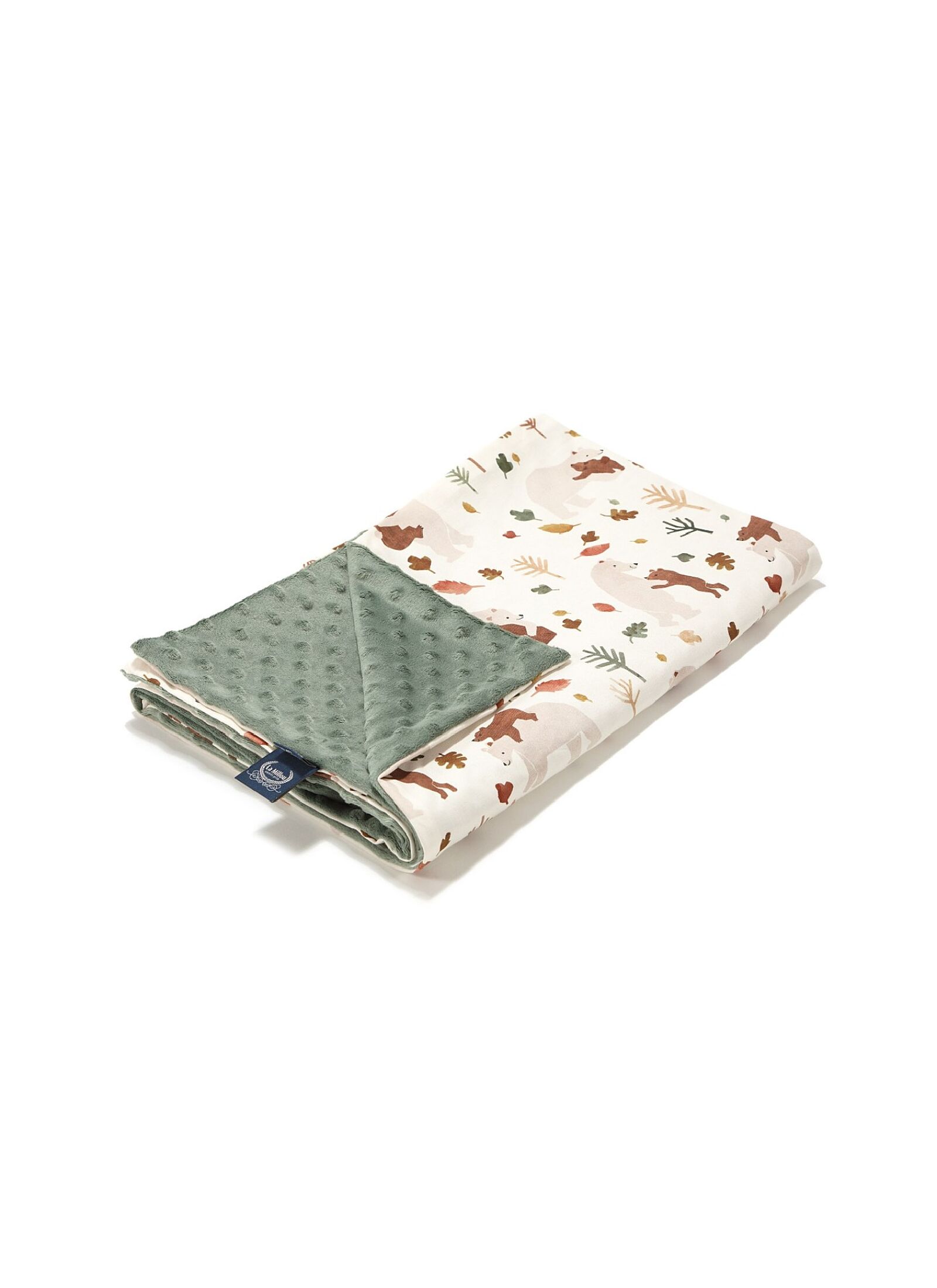 CRIB BLANKET (110X140) HUG ME KHAKI