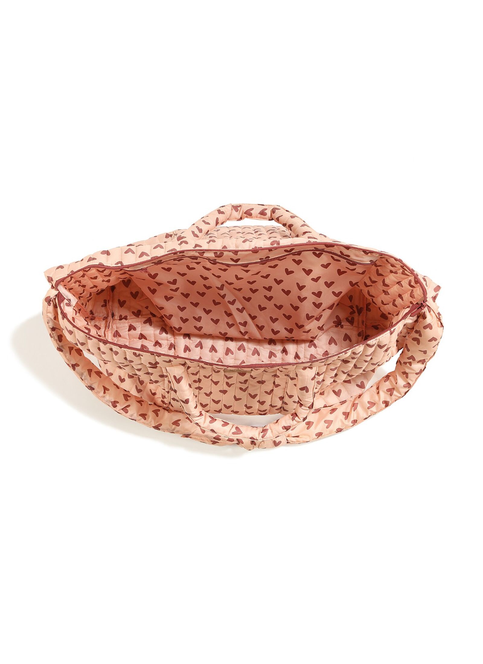 TRAVEL BAG HEARTBEAT PINK
