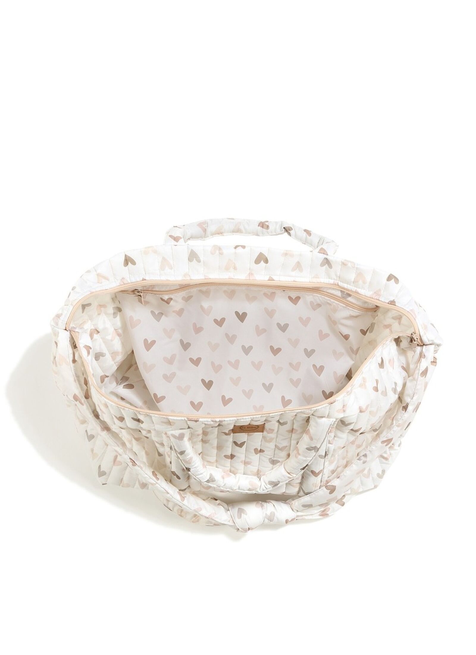 TRAVEL BAG HEARTBEAT BEIGE