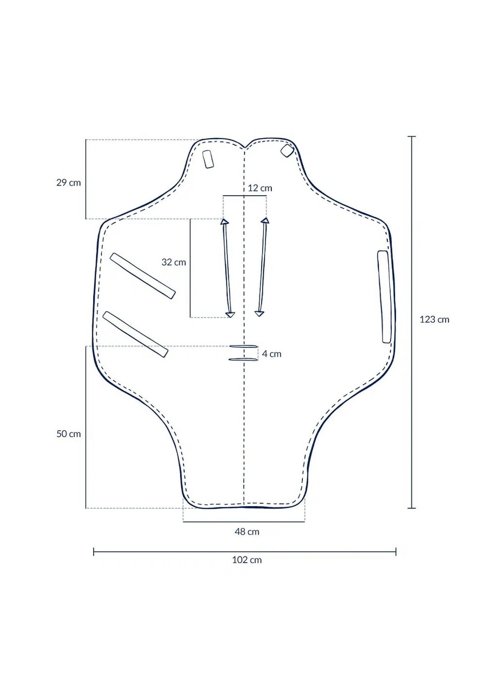 CAR SEAT BLANKET PIERRE THE DOG SAND MULTI