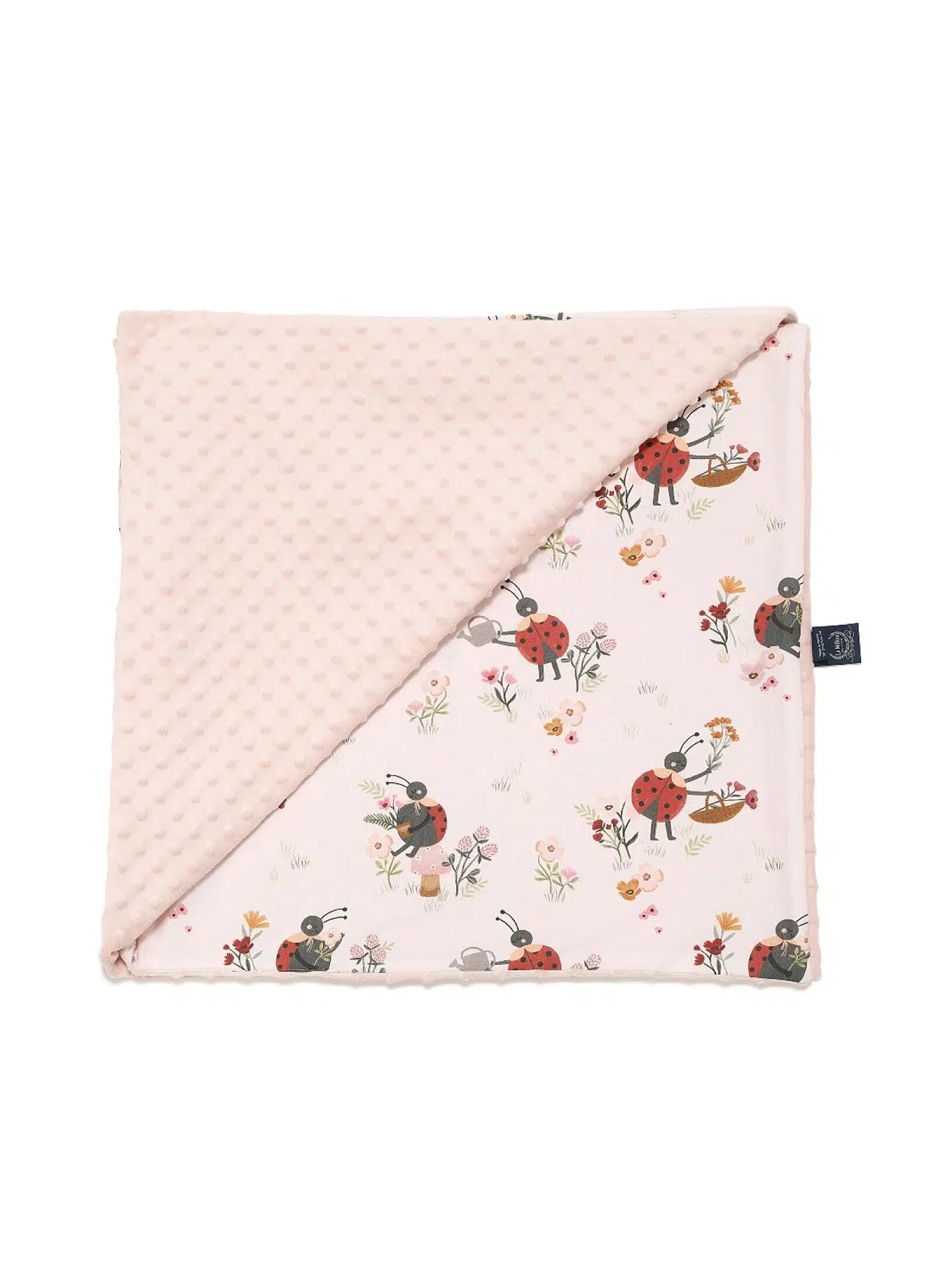 CRIB BLANKET (110X140) MIRELLA POWDER PINK