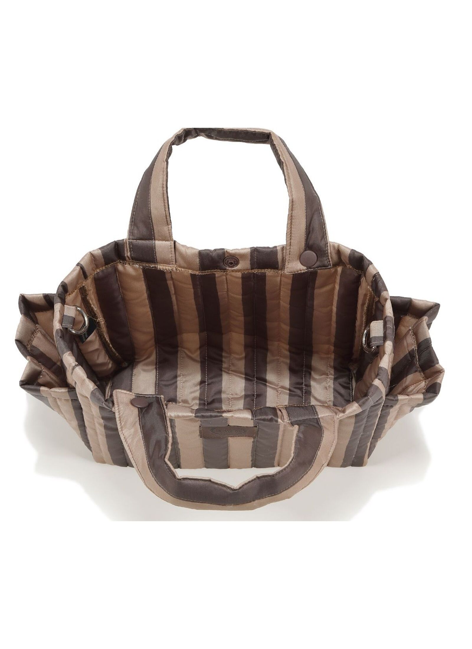 STROLLER ORGANISER MOLLET STRIPES BROWN