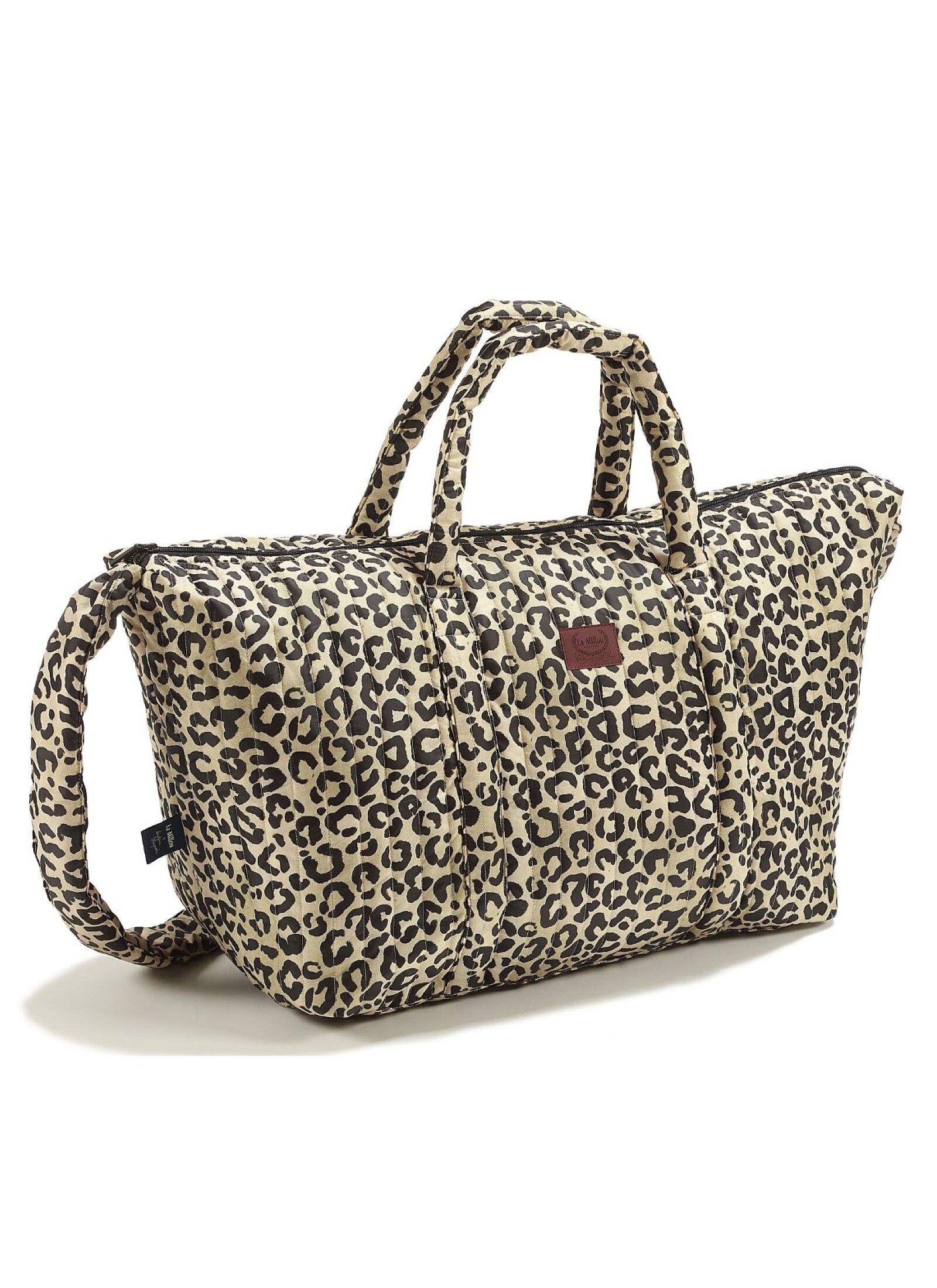 TRAVEL BAG LEOPARD CREAM
