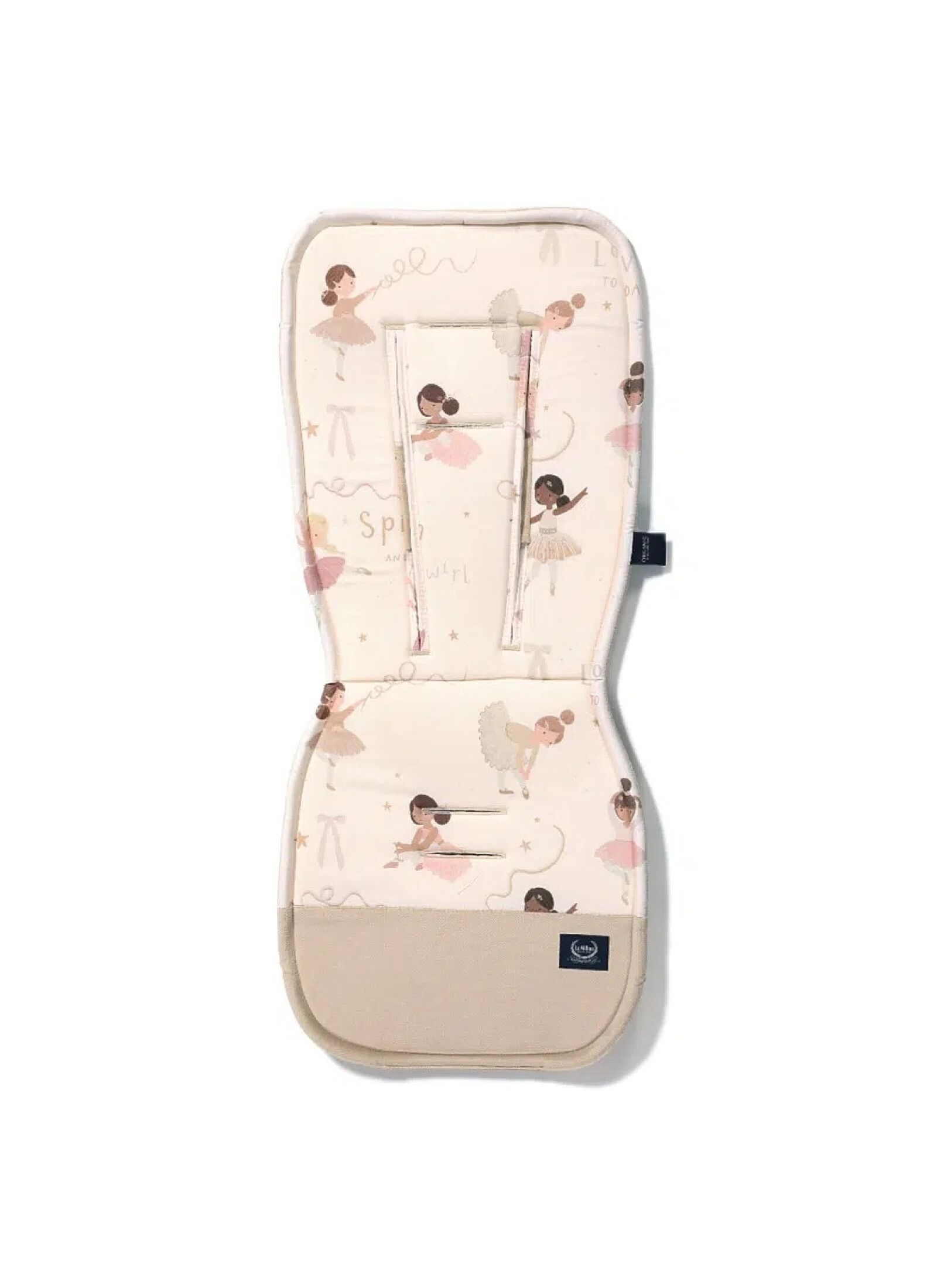 STROLLER PAD BALLERINE VELVET SAND MULTI
