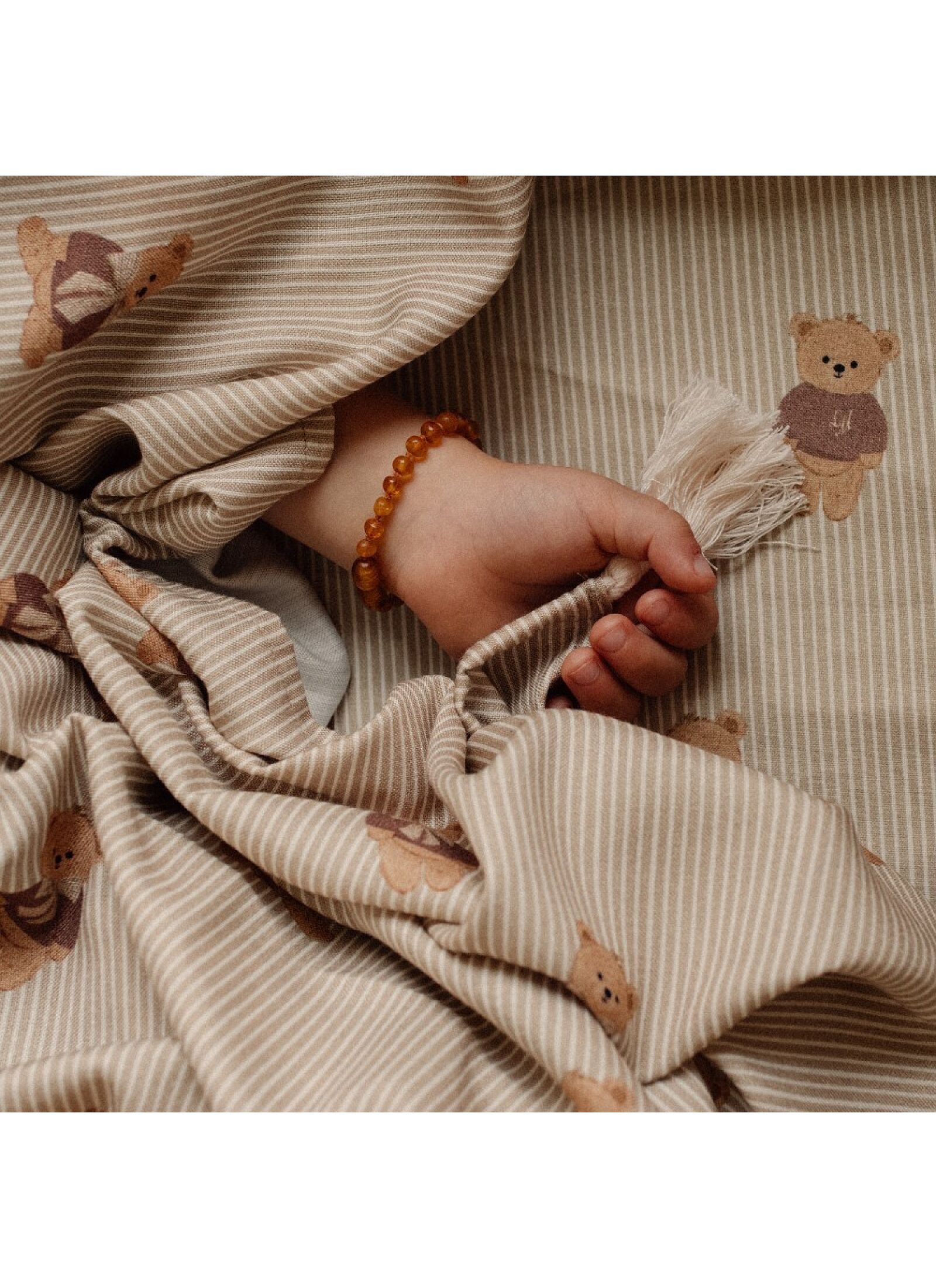 MUSLIN BLANKET BABY BEAR