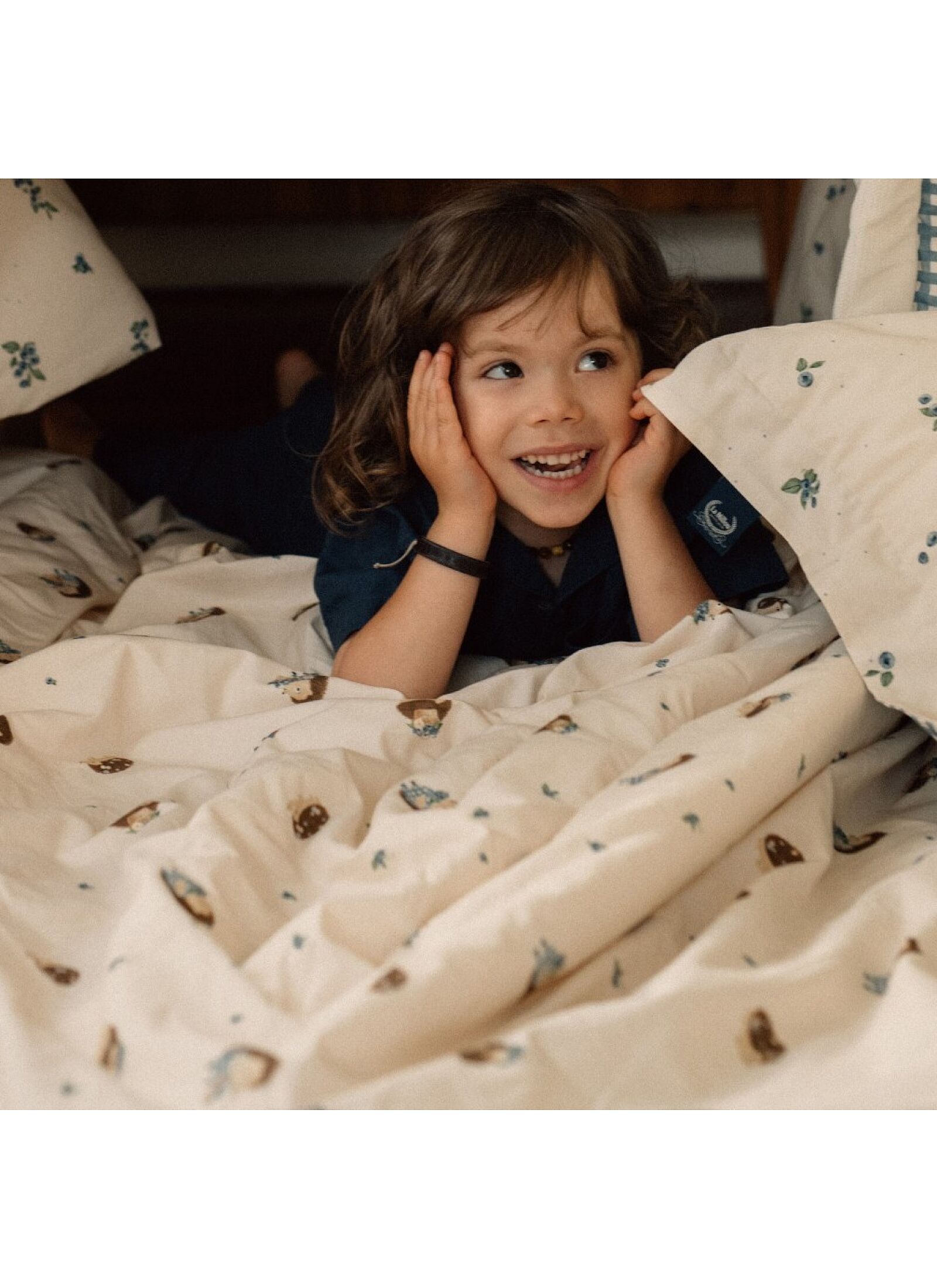 ADULT BLANKET (140X200) BERRY HENRY MINKY ECRU