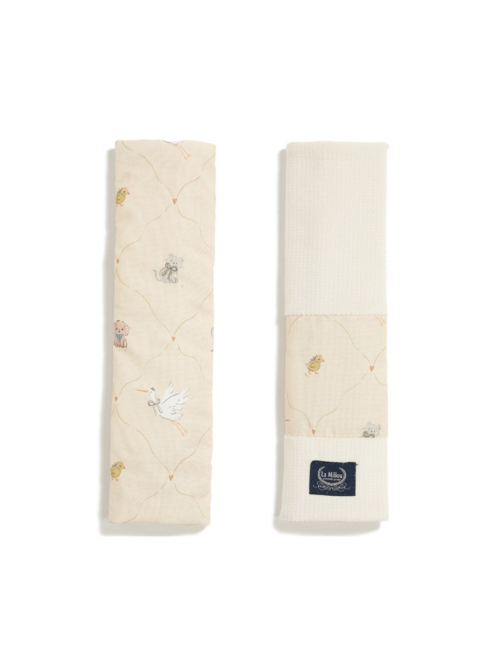 SEAT BELT COVER BEBE MIGNON VANILLA