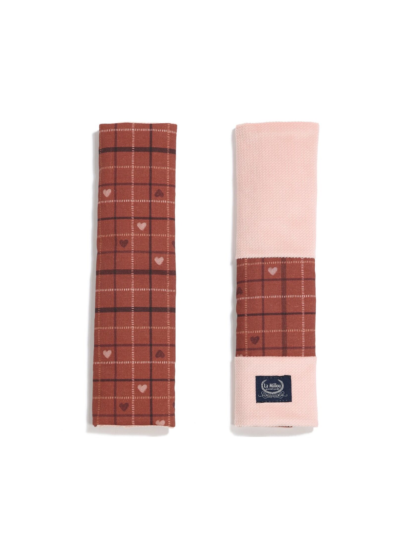 SEAT BELT COVER MOO MEADOW PLAID