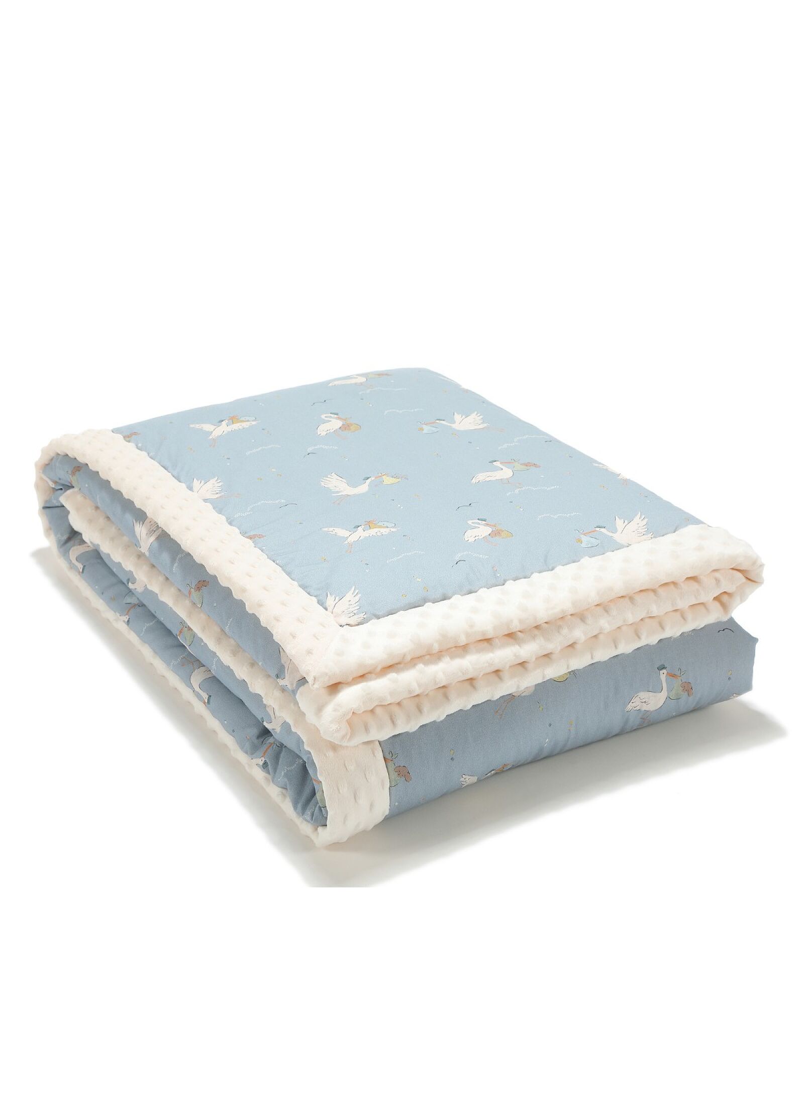 ADULT BLANKET (140X200) BEBE MIGNON BLUE