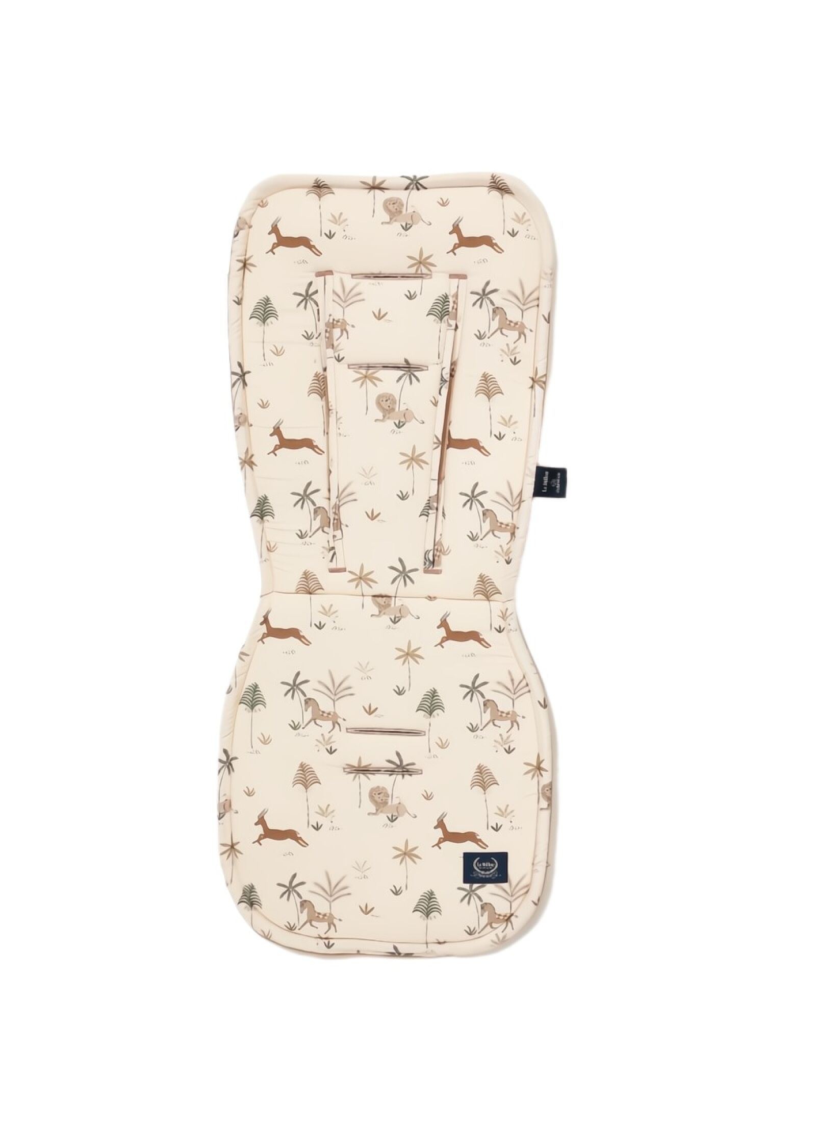 STROLLER PAD LITTLE SAVANNAH VELVET MOCCA MULTI