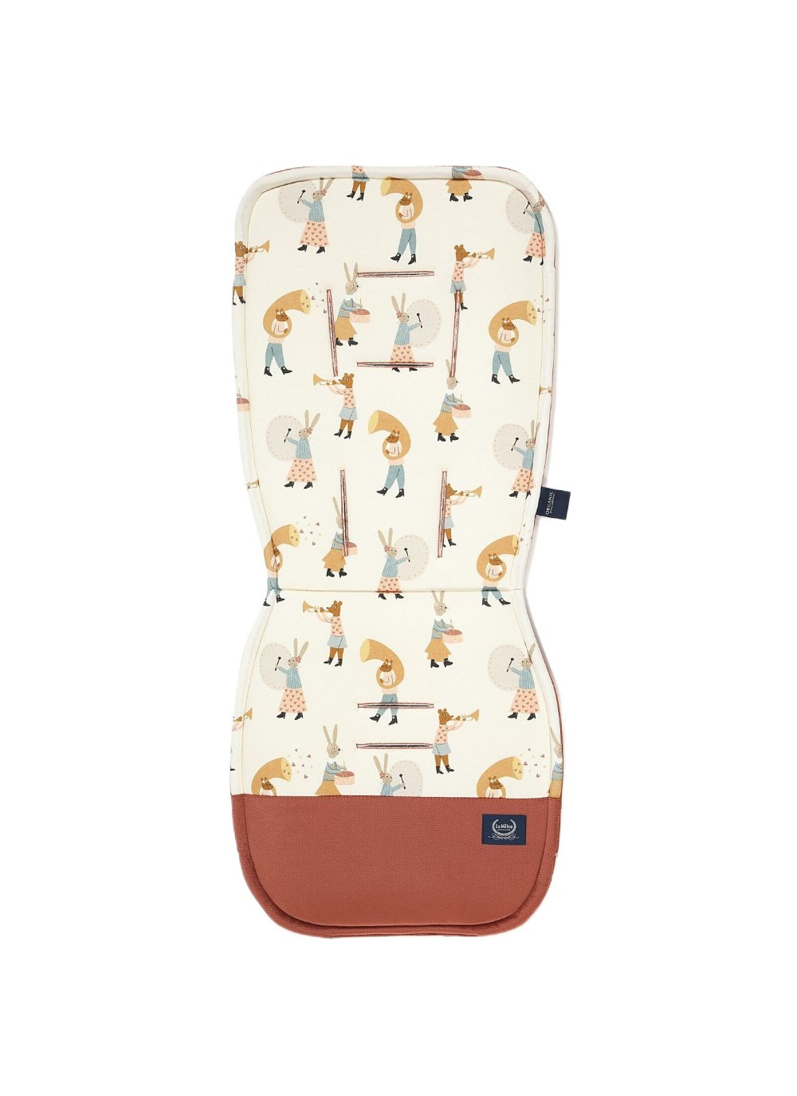 STROLLER PAD MUSICIANS PINK VELVET GINGER CLASSIC