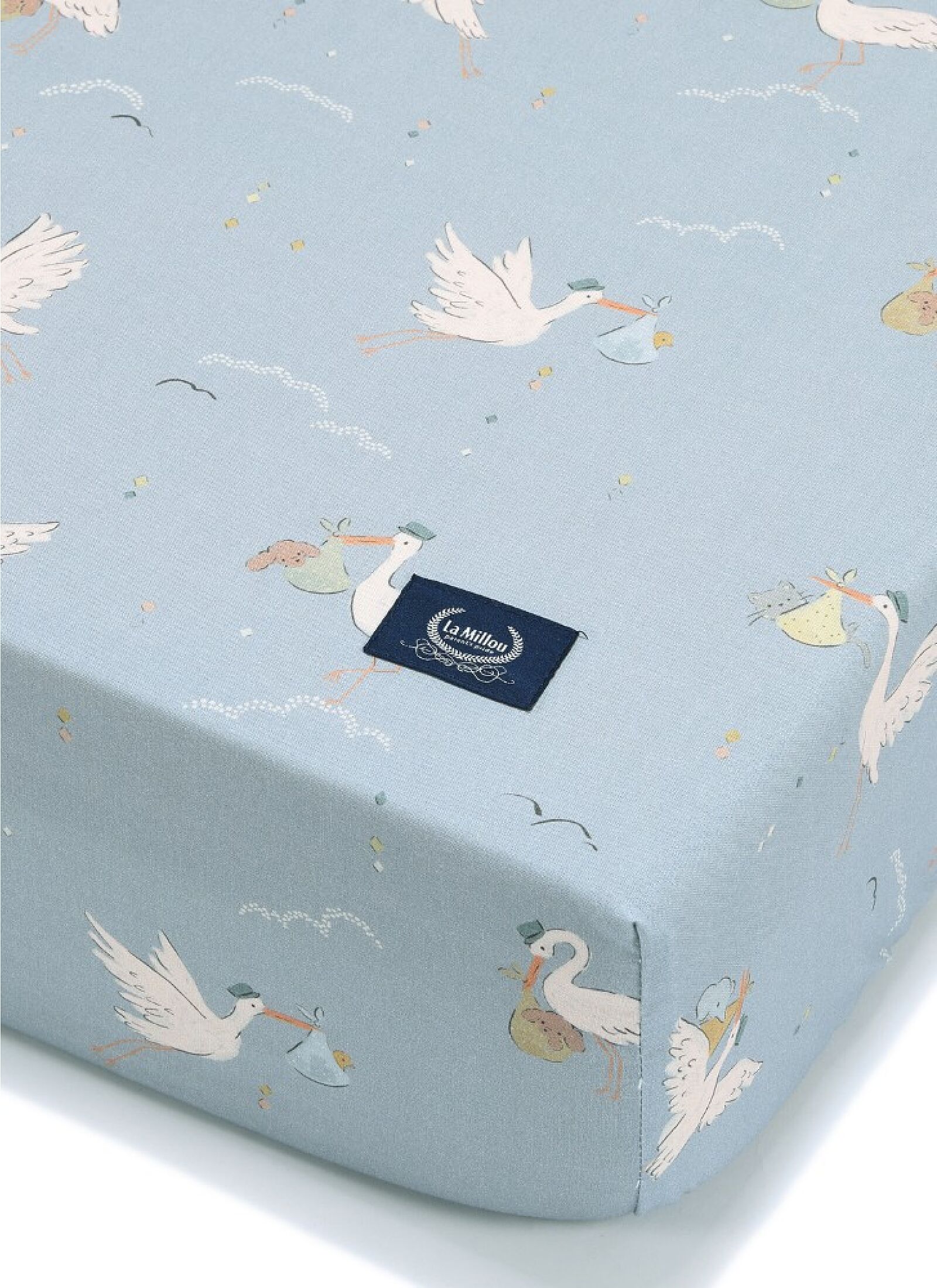 FLAT SINGLE SHEET BEBE MIGNON BLUE