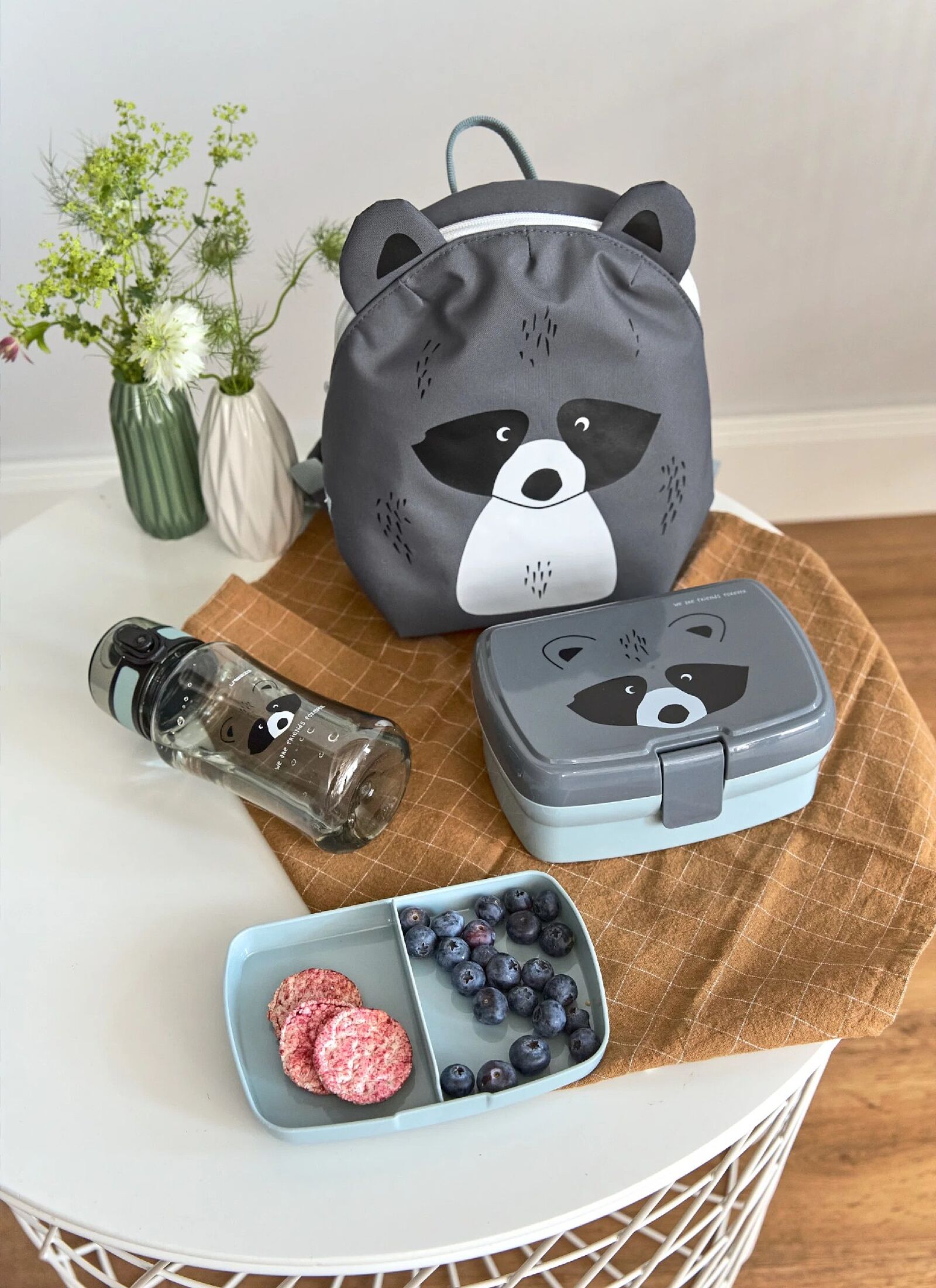 BACKPACK TINY RACCOON