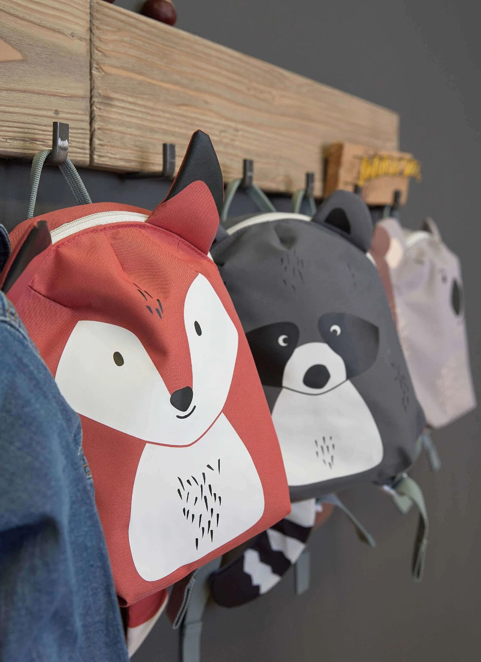 BACKPACK TINY RACCOON