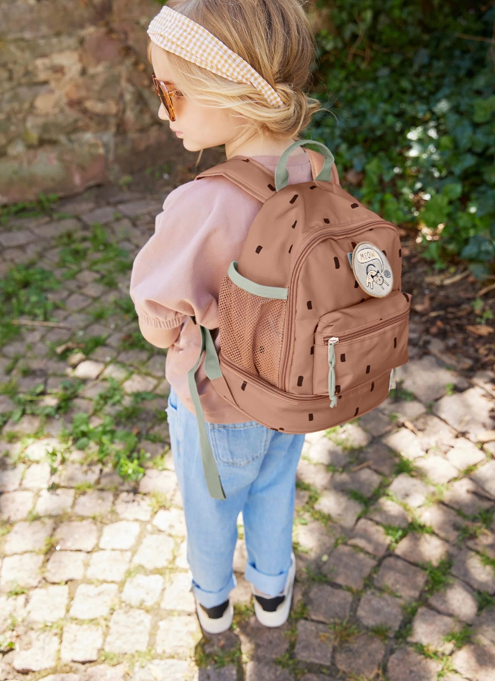 BACKPACK HAPPY PRINTS CARAMEL