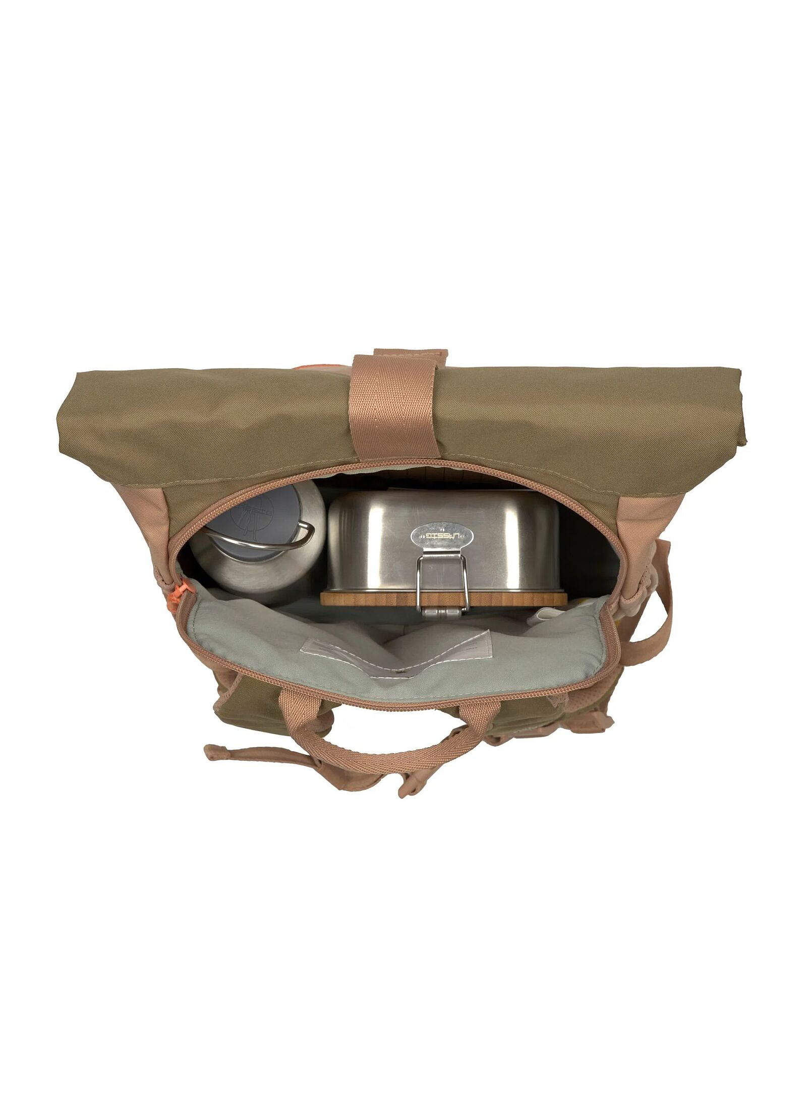 BACKPACK MINI ROLLTOP BROWN