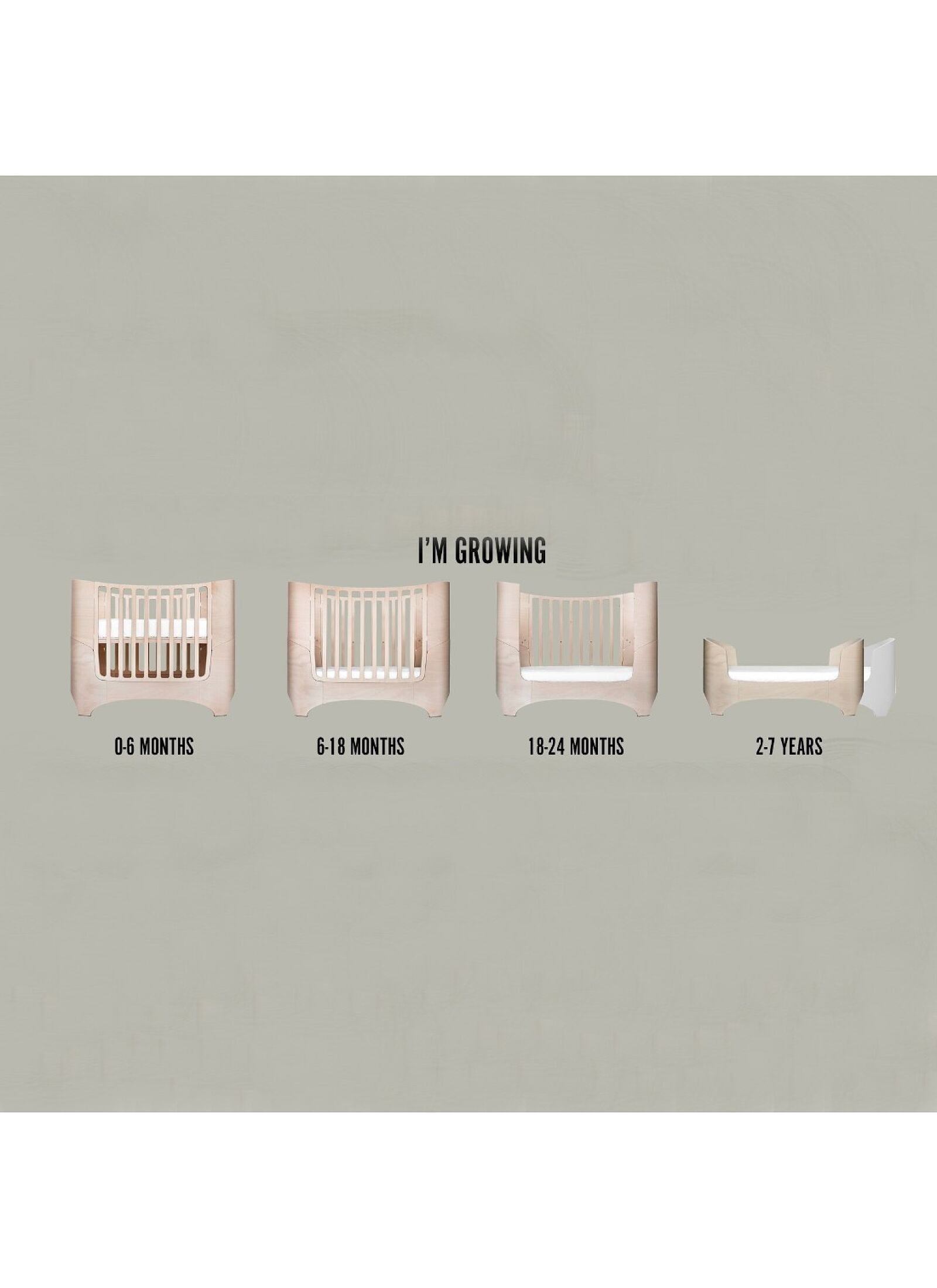 CRIB CLASSIC WHITE