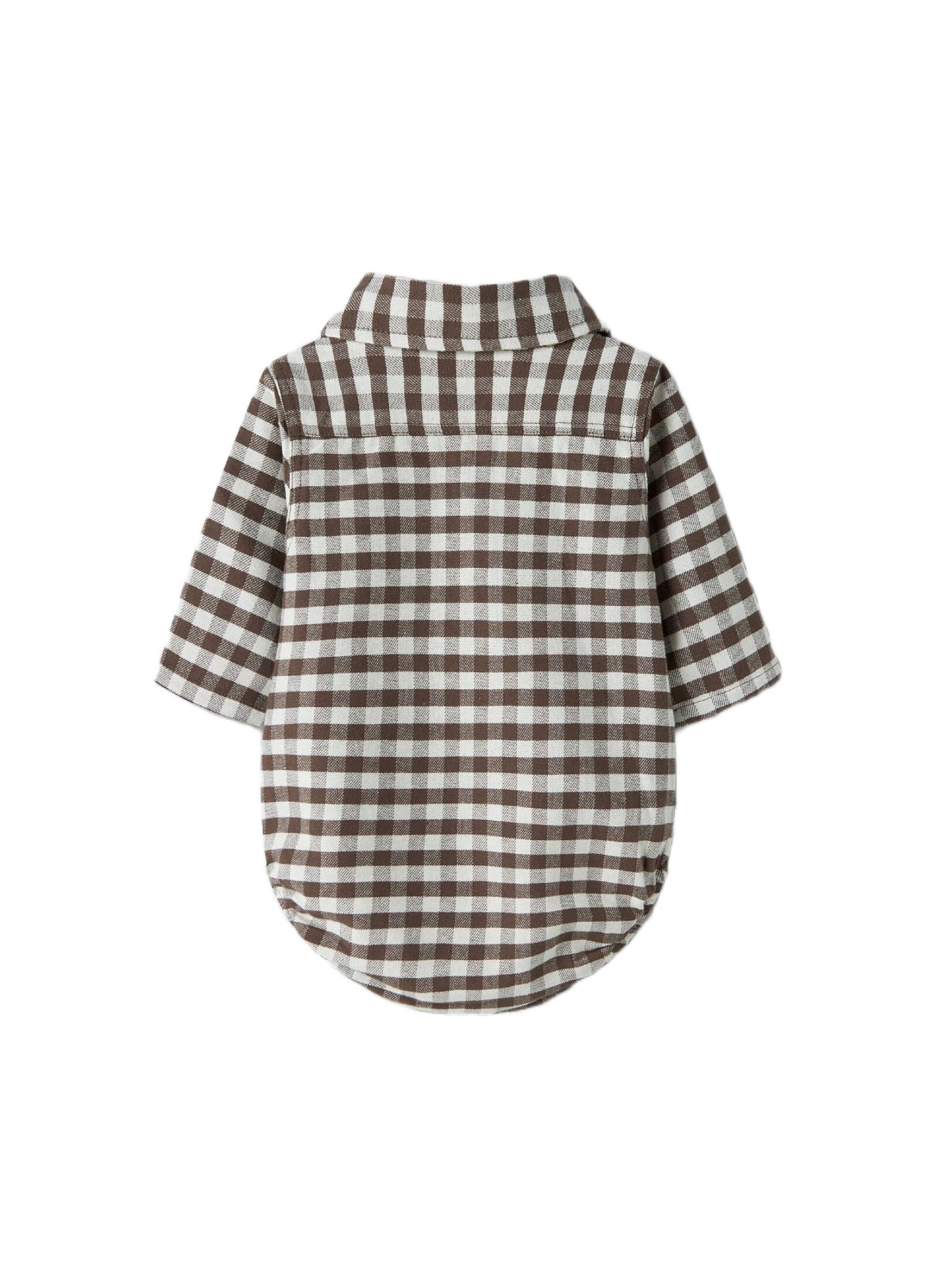 CHECKED SHIRT BODY TEAK
